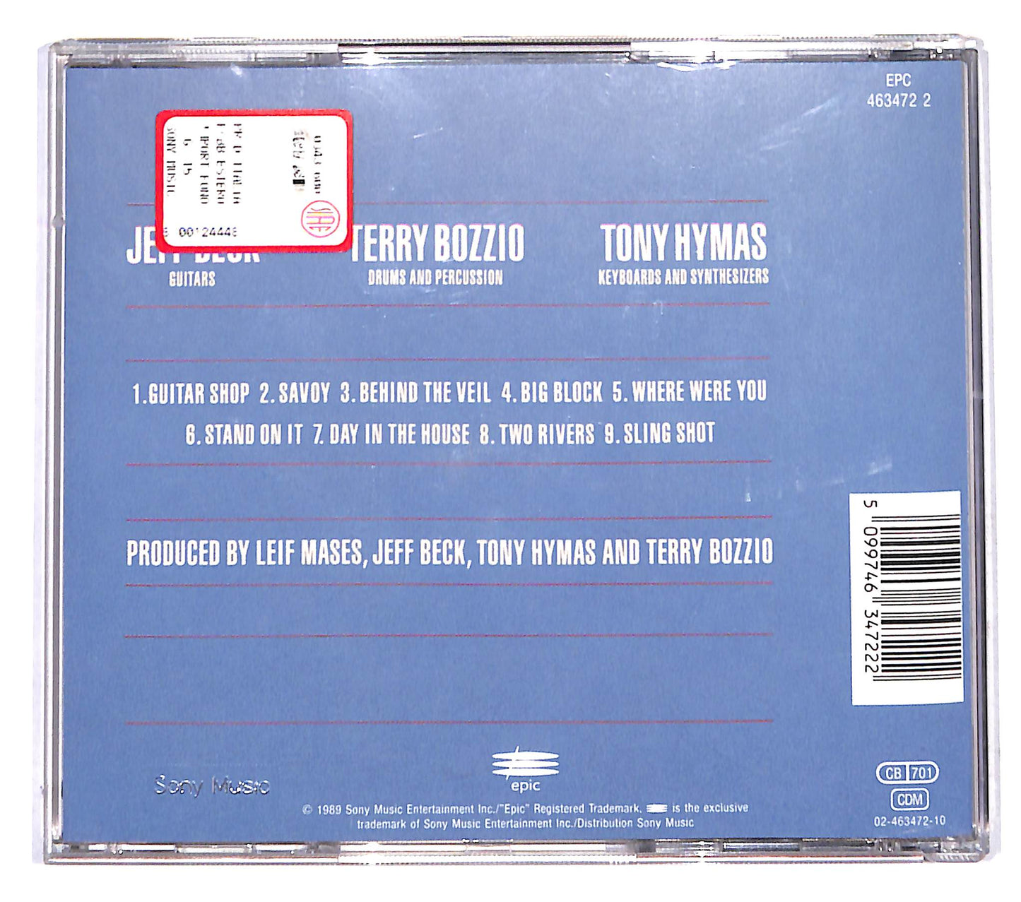 EBOND Jeff Beck's Guitar Shop - Terry Bozzio And Tony Hymas CD CB044639