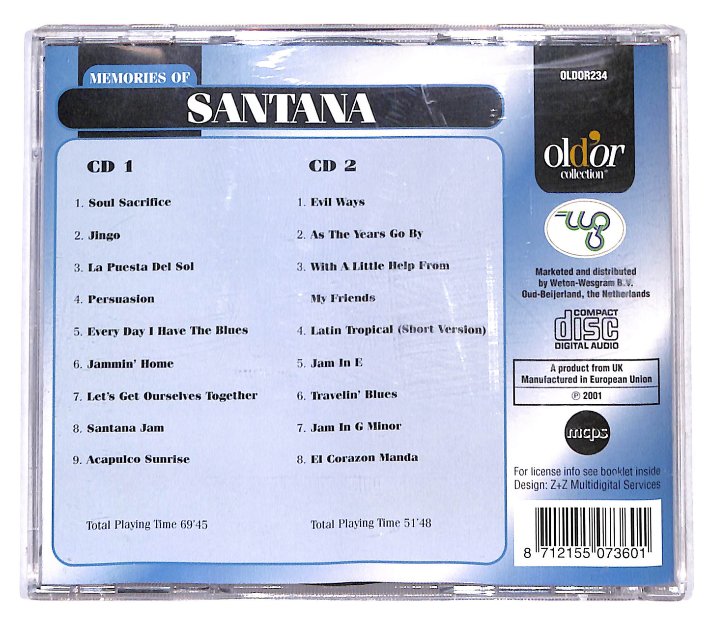EBOND Santana - Memories Of Santana CD CB044644