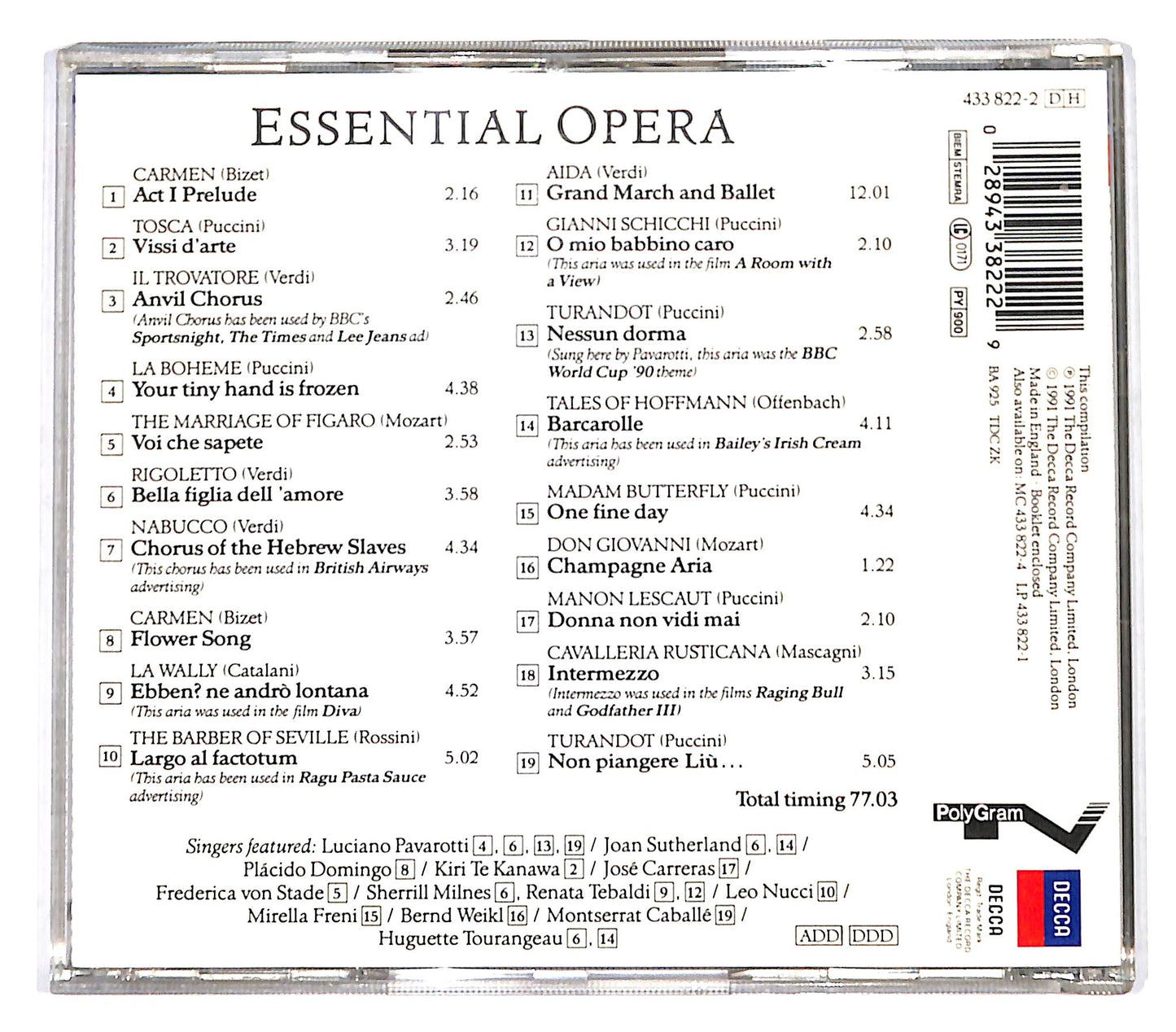 EBOND Various - Essential Opera CD CB045702
