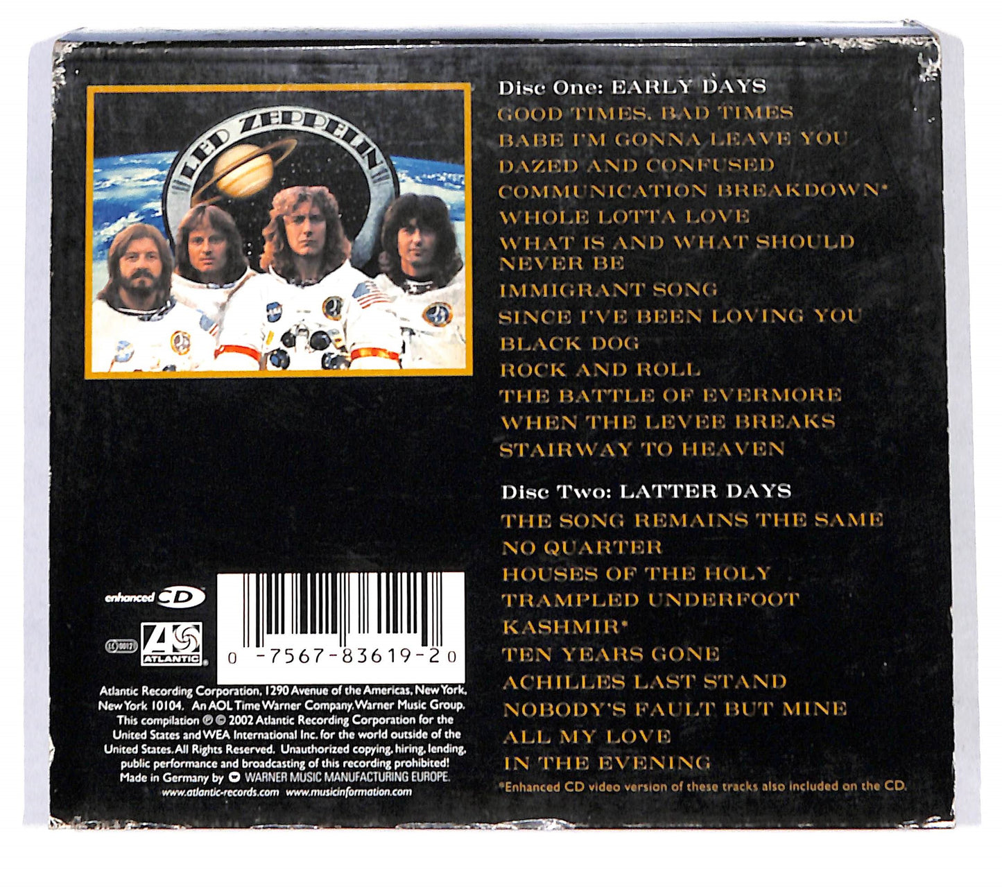 EBOND Led Zeppelin - Early Days & Latter Days CD CB045717