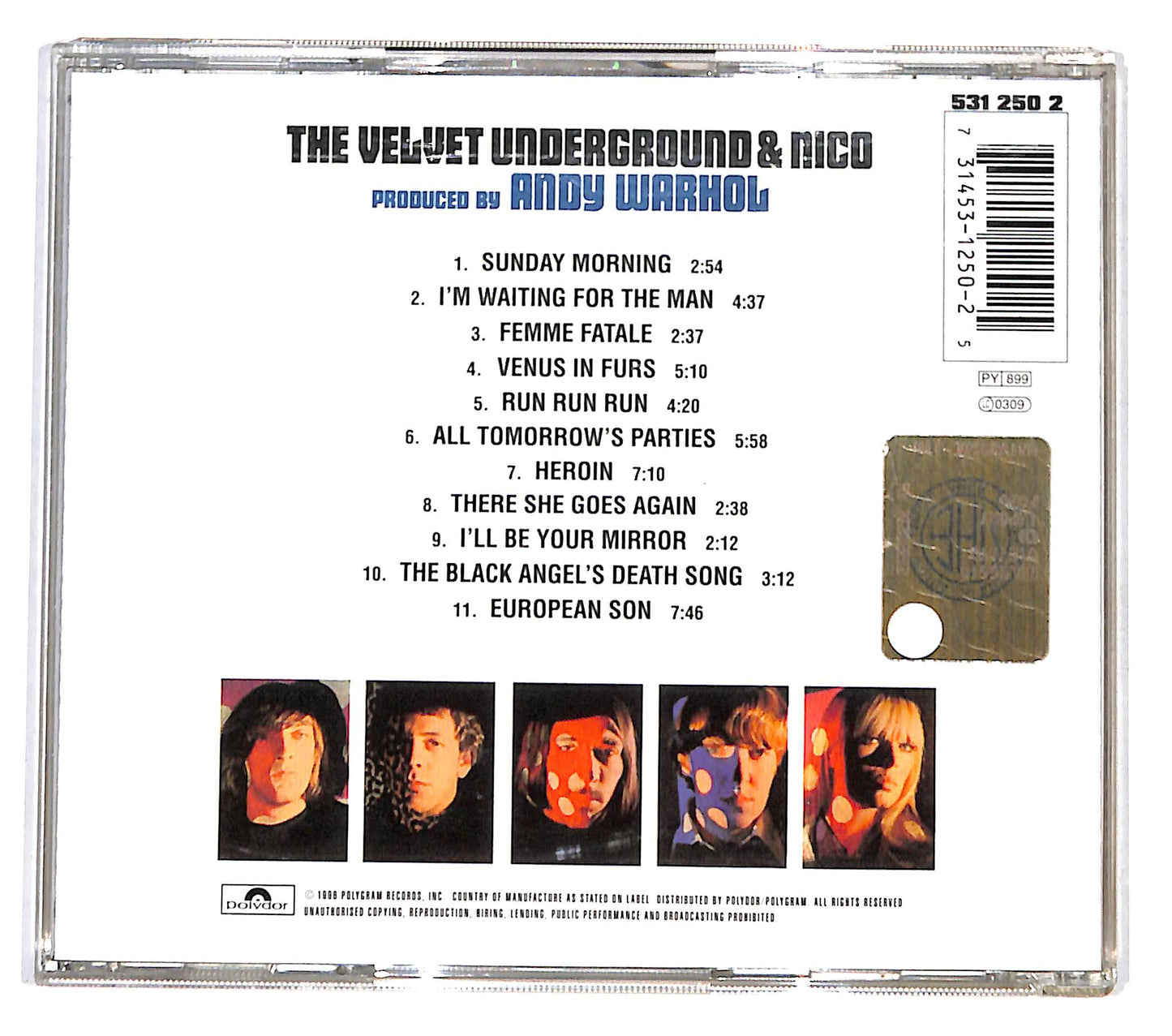 EBOND The Velvet Underground & Nico - The Velvet Underground & Nico CD CB045750