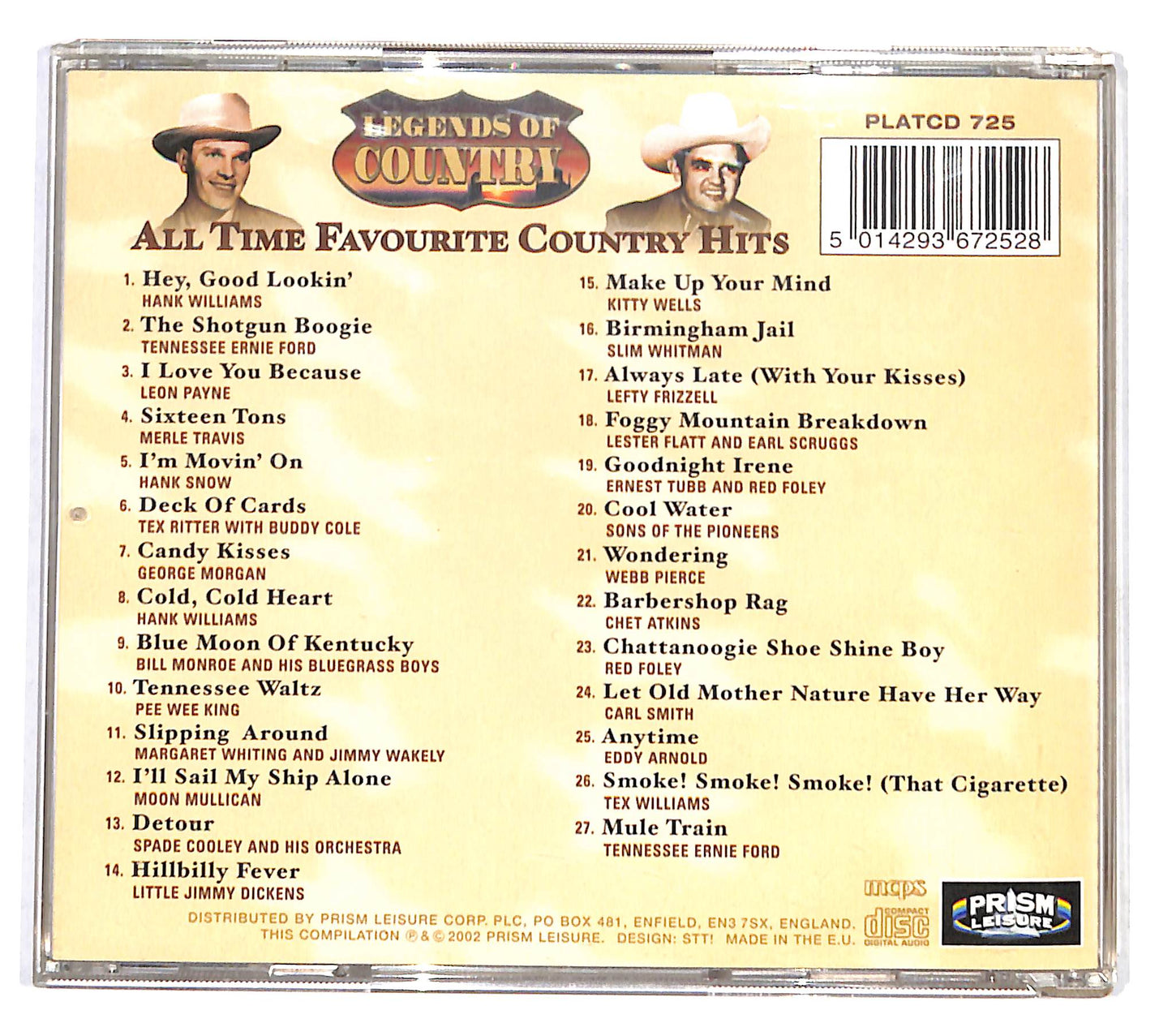 EBOND Various - Legends Of Country 27 All Time Favourite Hits CD CB046130