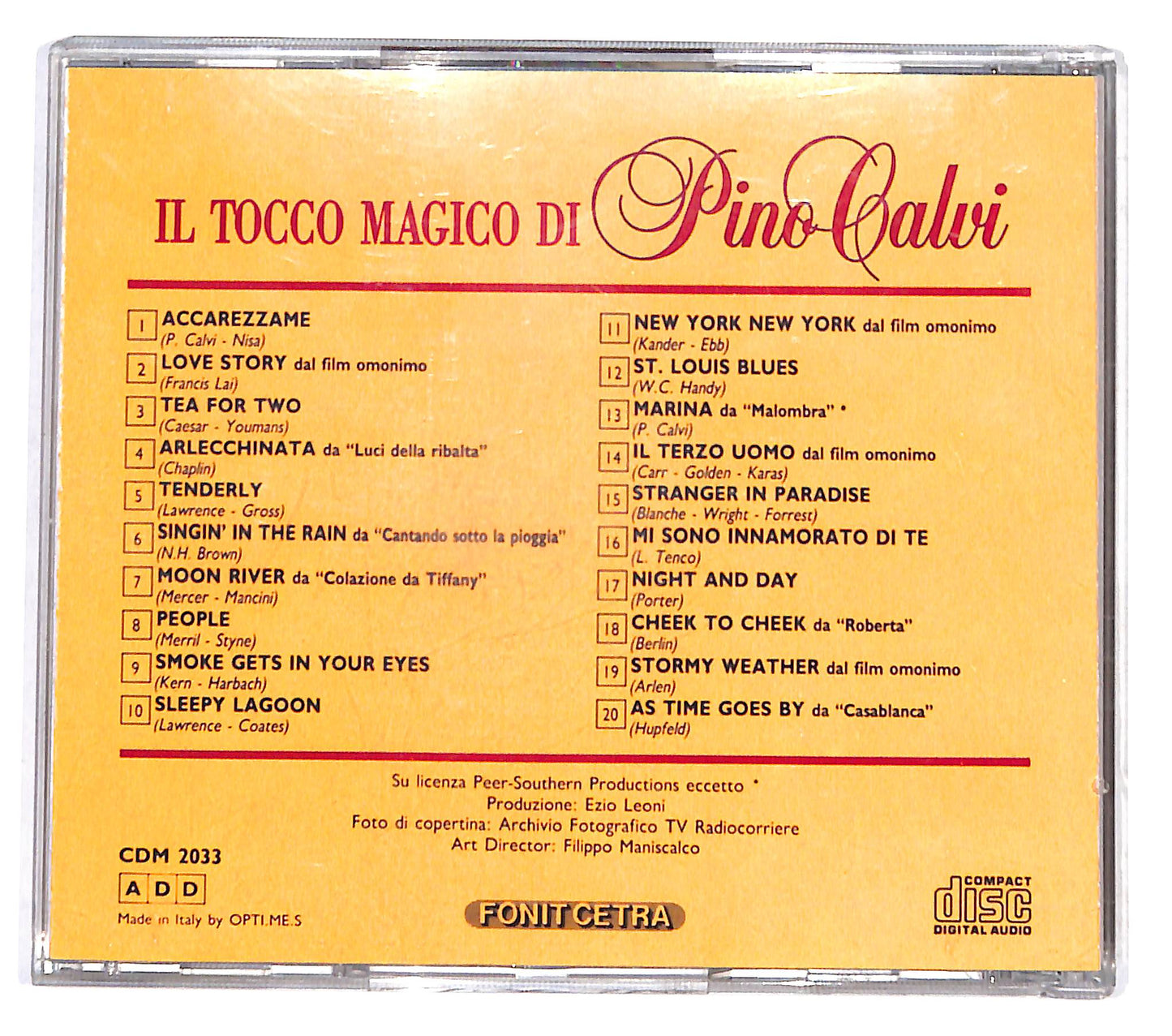 EBOND Pino Calvi - Il Tocco Magico Di Pino Calvi CD CB046131