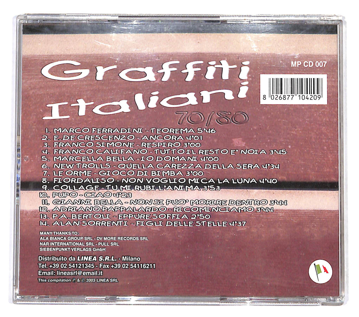 EBOND Various - Graffiti Italiani 70/80 CD CB046140