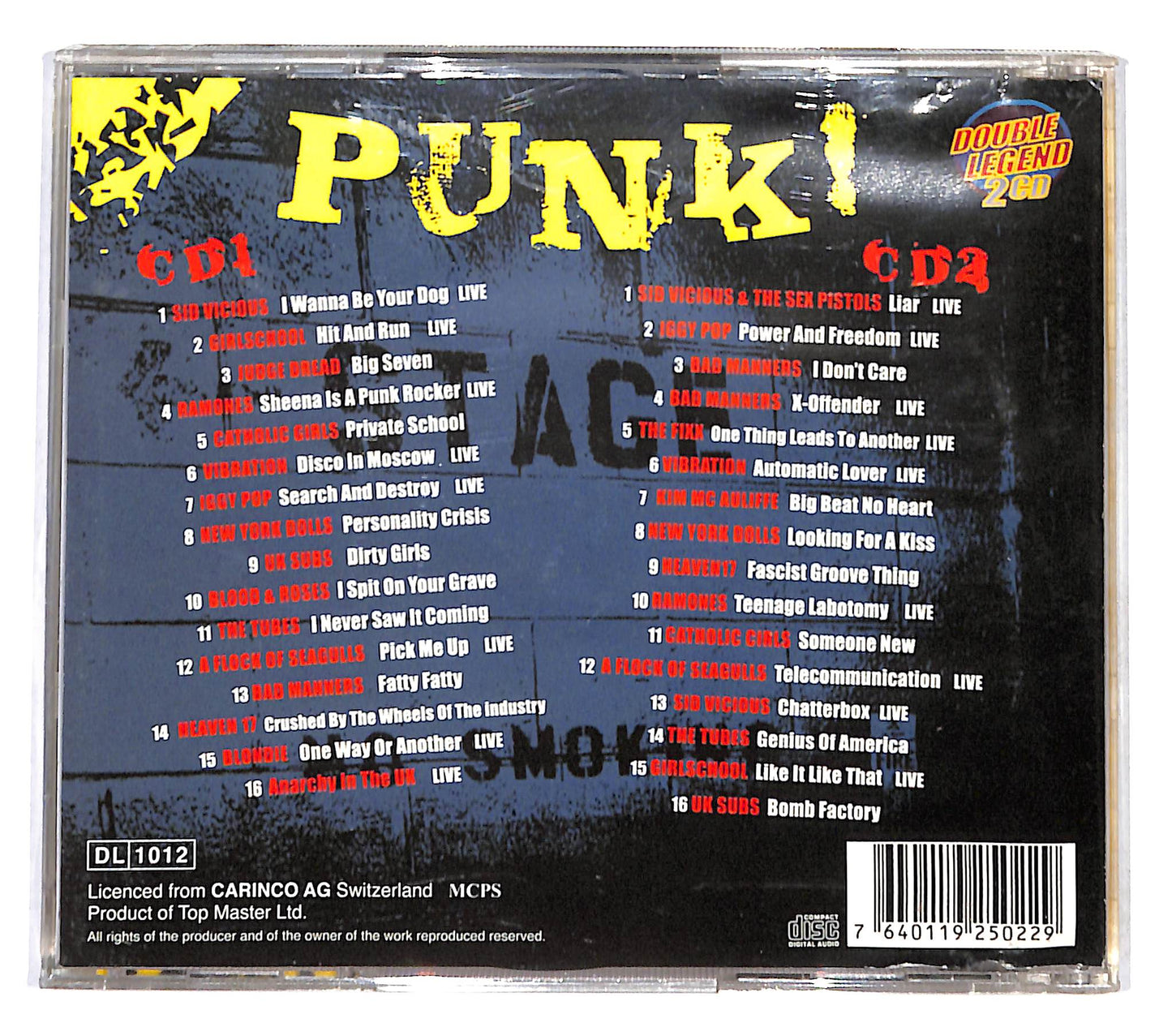 EBOND Various - Punk! Sex Pistols ...And Many More.. CD CB046147