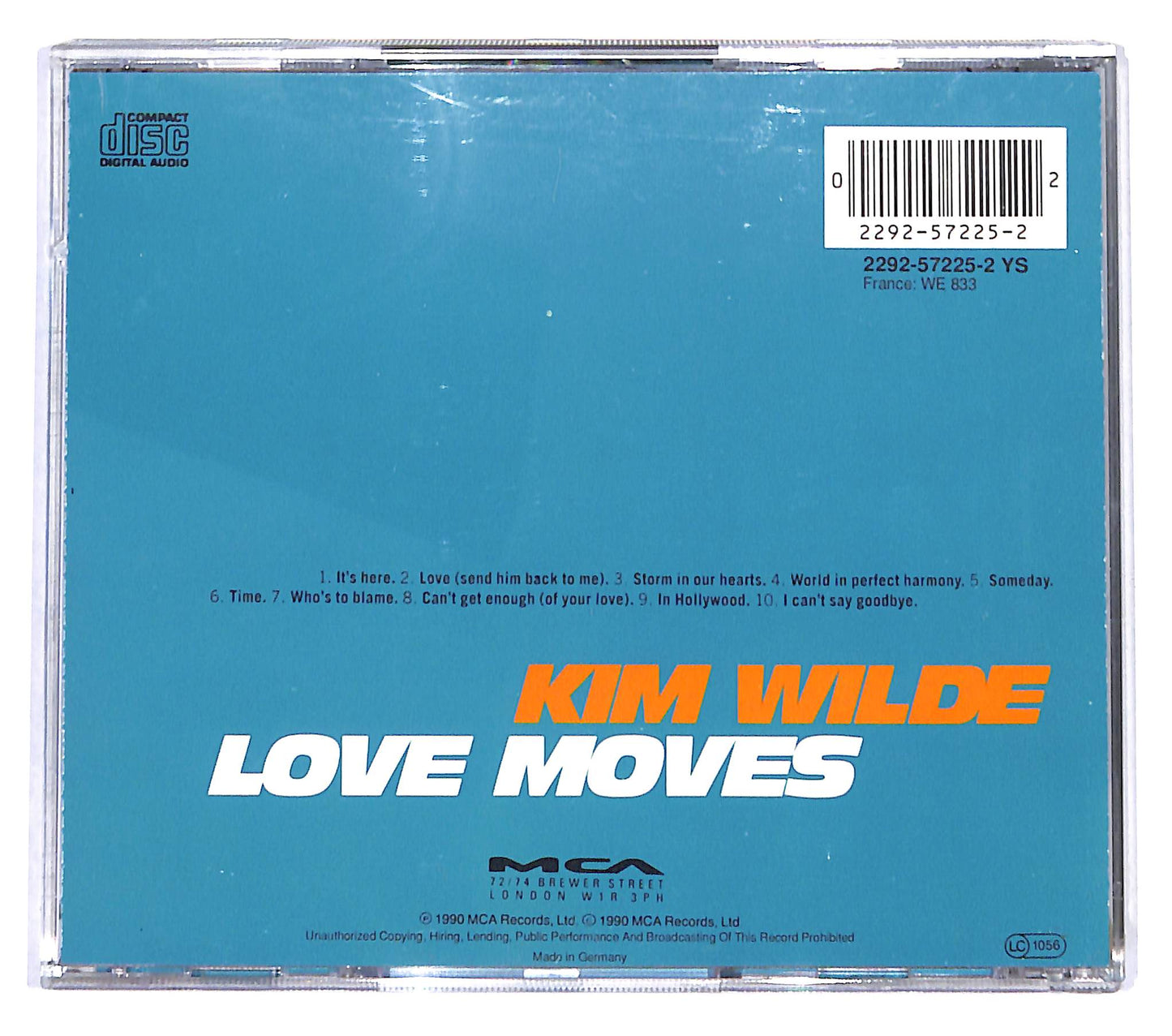 EBOND Kim Wilde - Love Moves CD CB046423