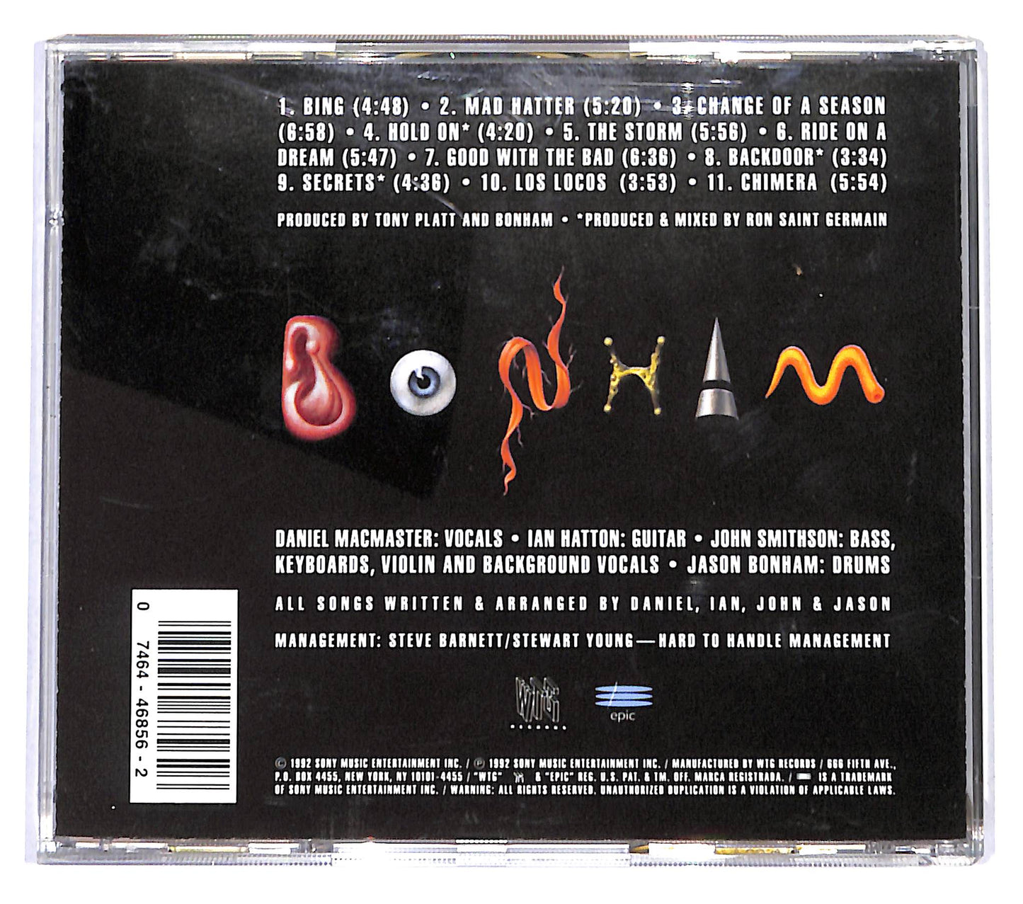 EBOND Bonham - Mad Hatter CD CB046426
