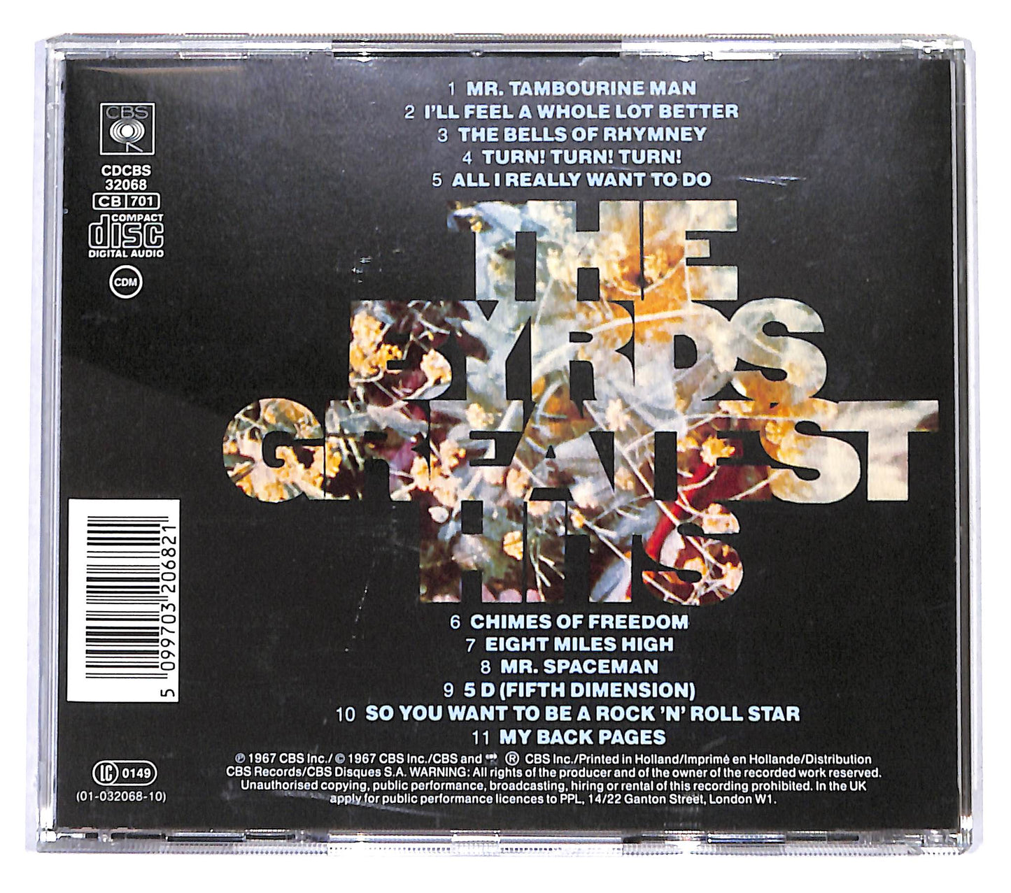 EBOND The Byrds - Greatest Hits CD CB046429