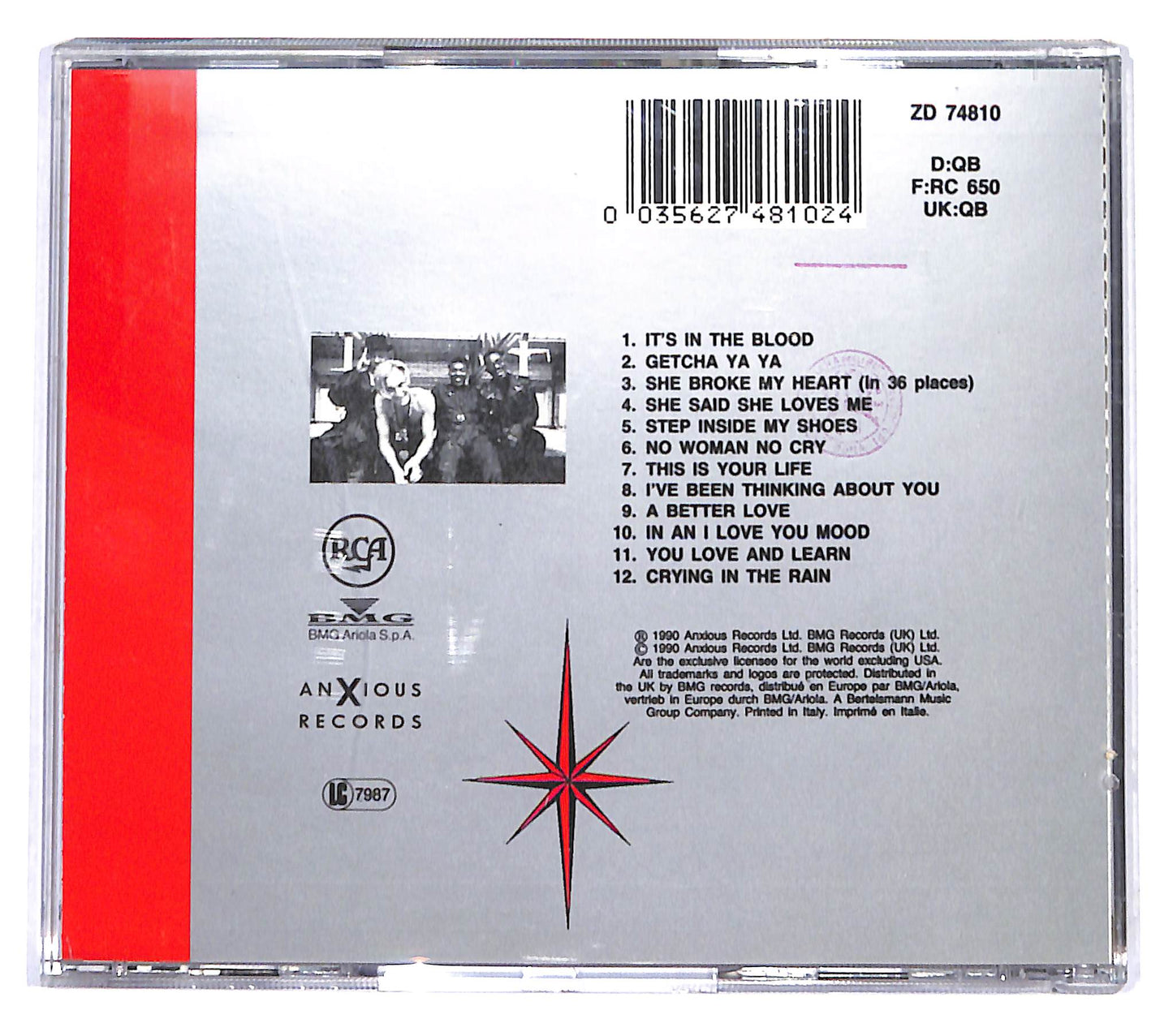 EBOND Londonbeat - In The Blood CD CB046432