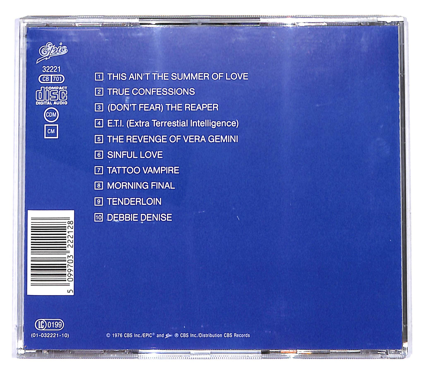 EBOND Blue Oyster Cult - Agents Of Fortune CD CB046442