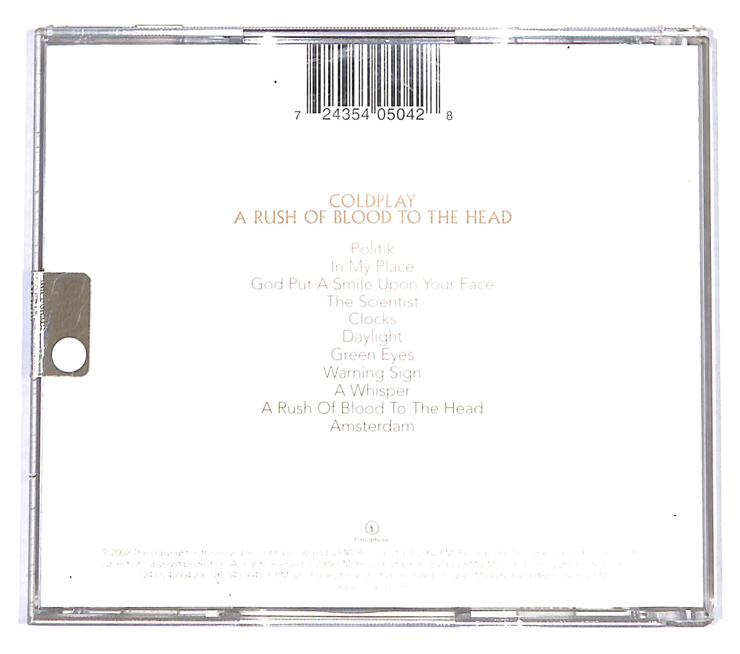 EBOND Coldplay - A Rush Of Blood To The Head CD CB046447