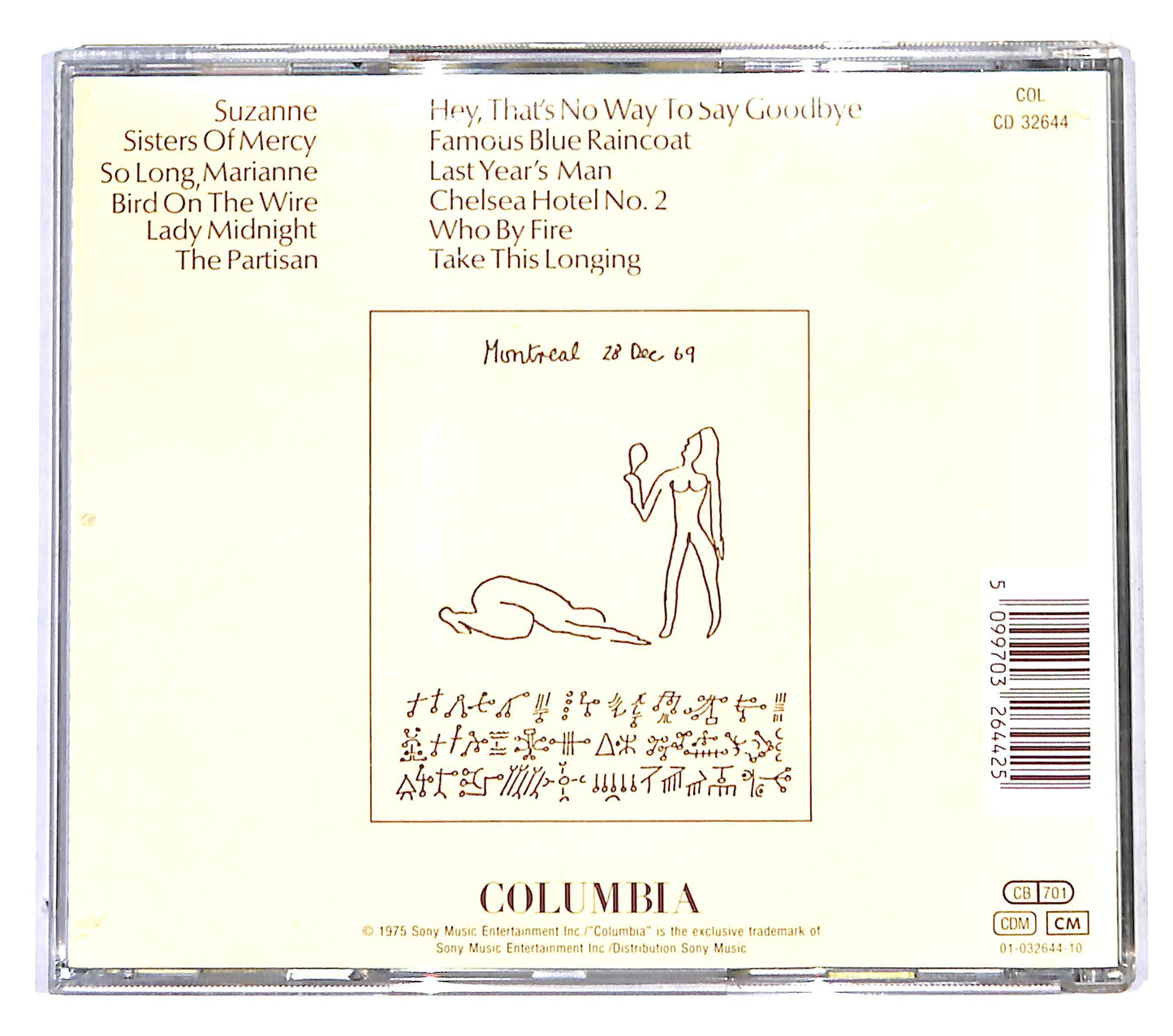 EBOND Leonard Cohen - Greatest Hits CD CB046455