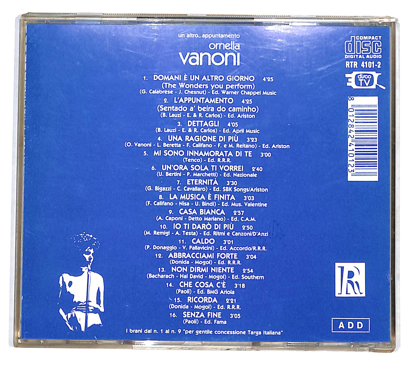 EBOND Ornella Vanoni - Un Altro... Appuntamento CD CB046615