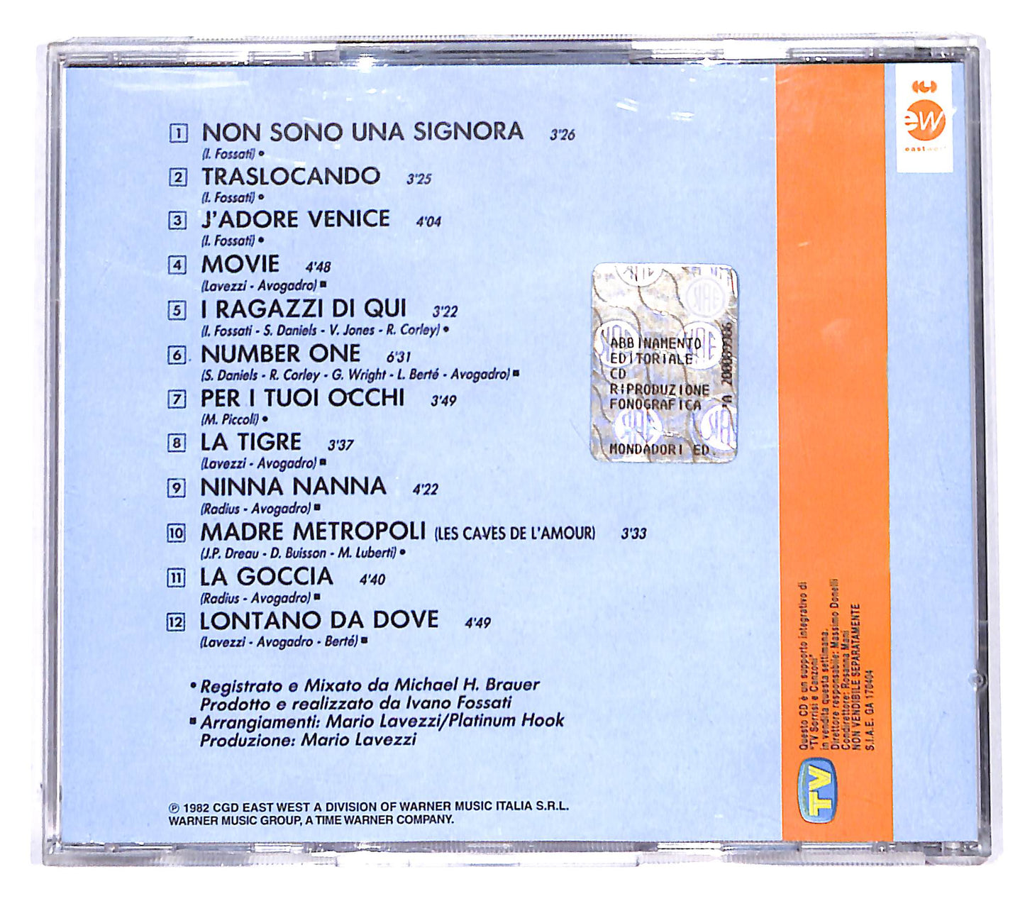 EBOND Loredana Berte - Non Sono Una Signora CD CB046623
