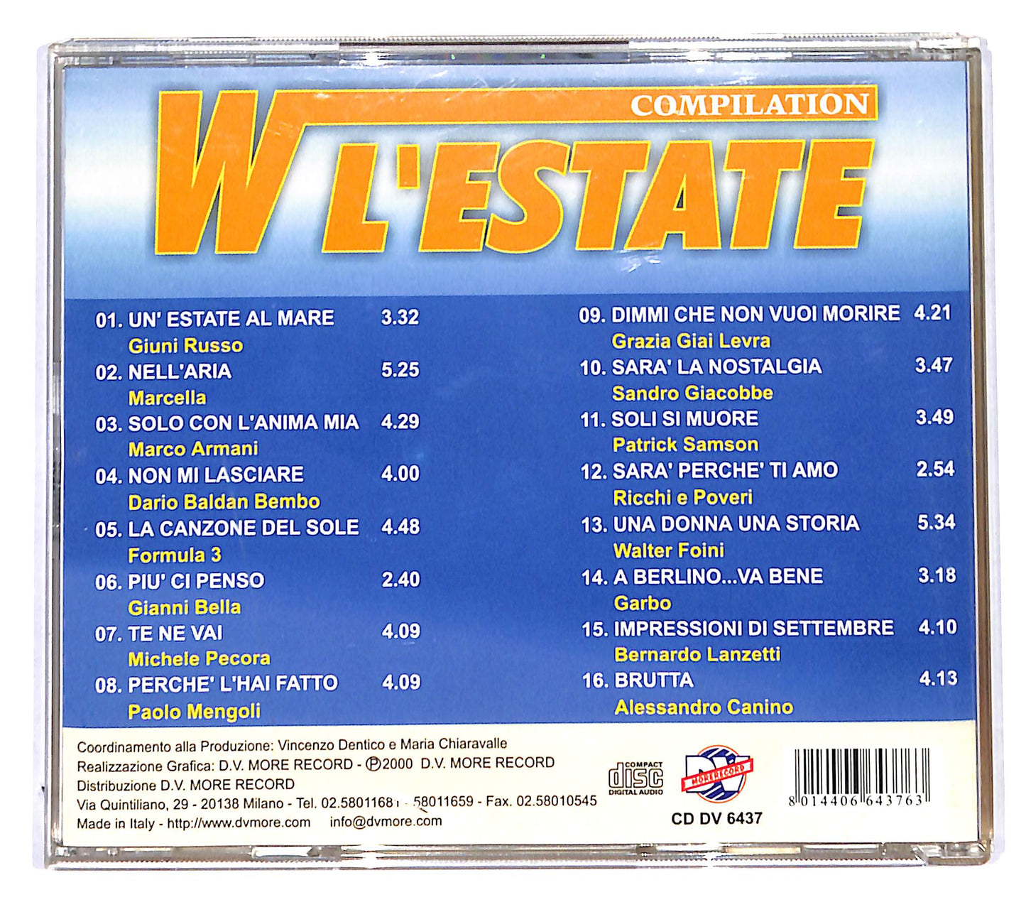 EBOND Various - Compilation w l'estate CD CB046627