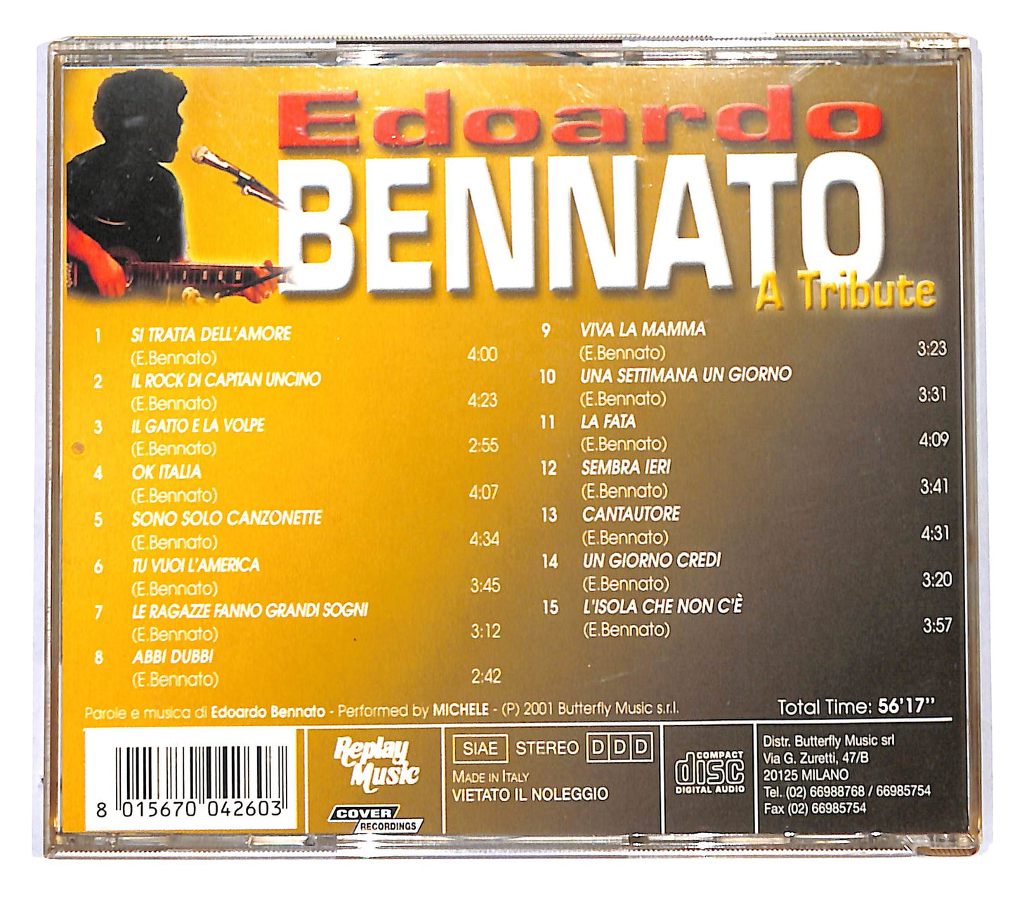 EBOND Edoardo Bennato - A Tribute CD CB046643