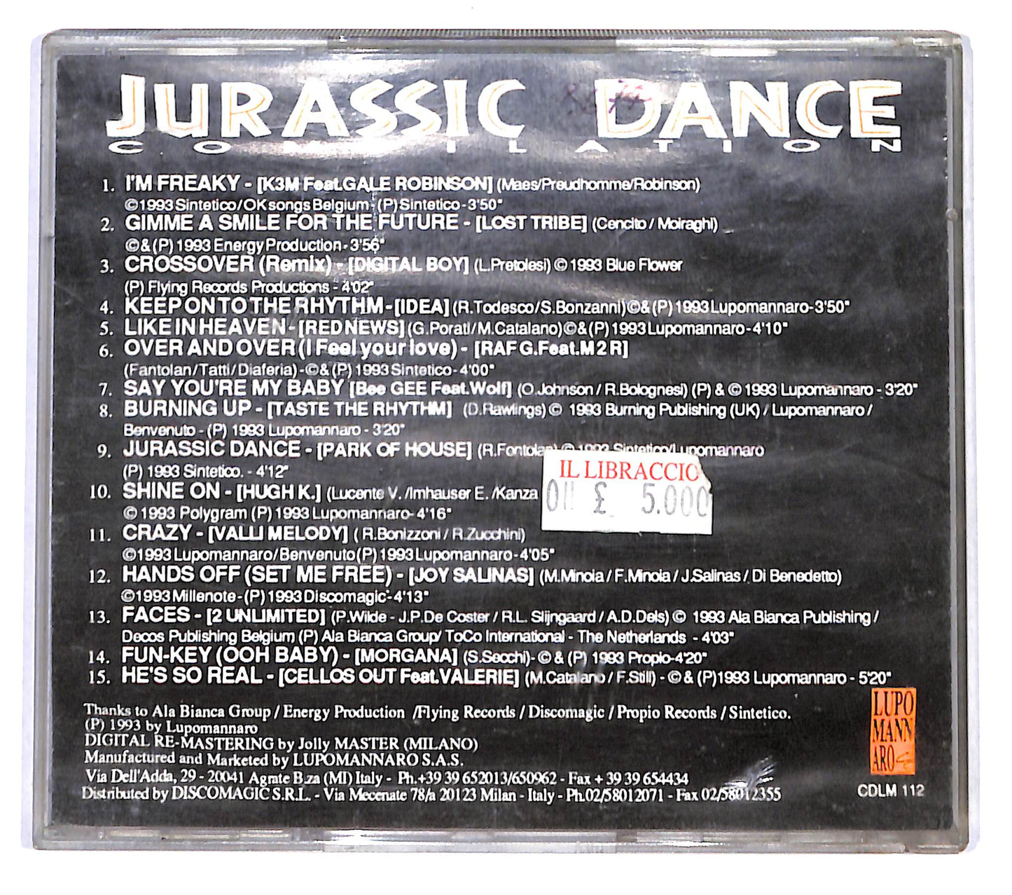 EBOND Various - Jurassic Dance Compilation CD CB046645