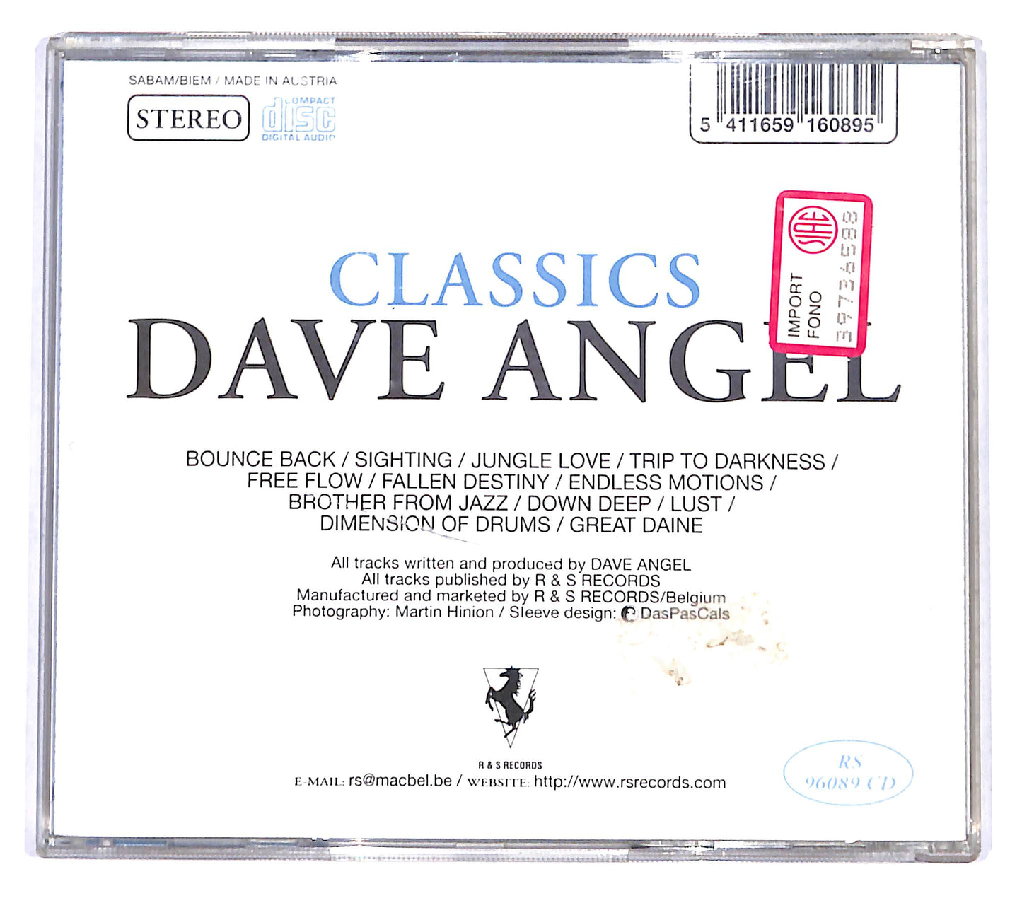 EBOND Dave Angel - Classics CD CB046646