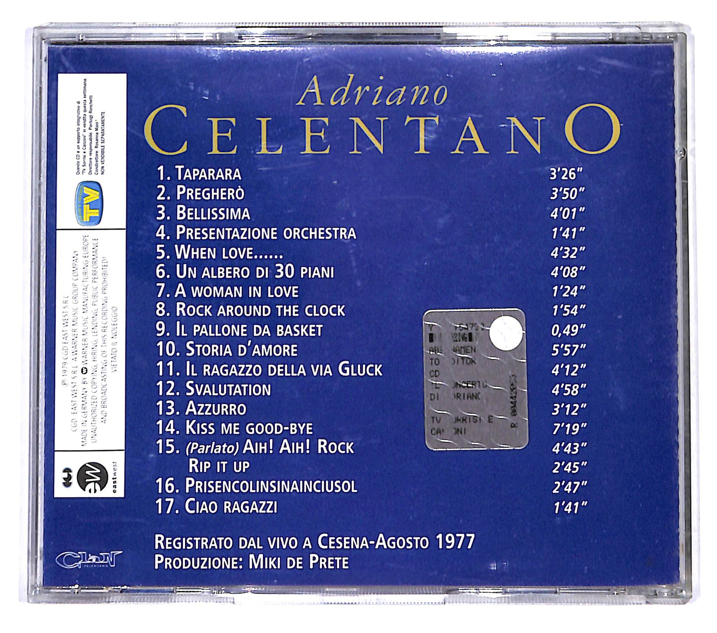 EBOND Adriano Celentano - Il Concerto Di Adriano EDITORIALE CD CB046647