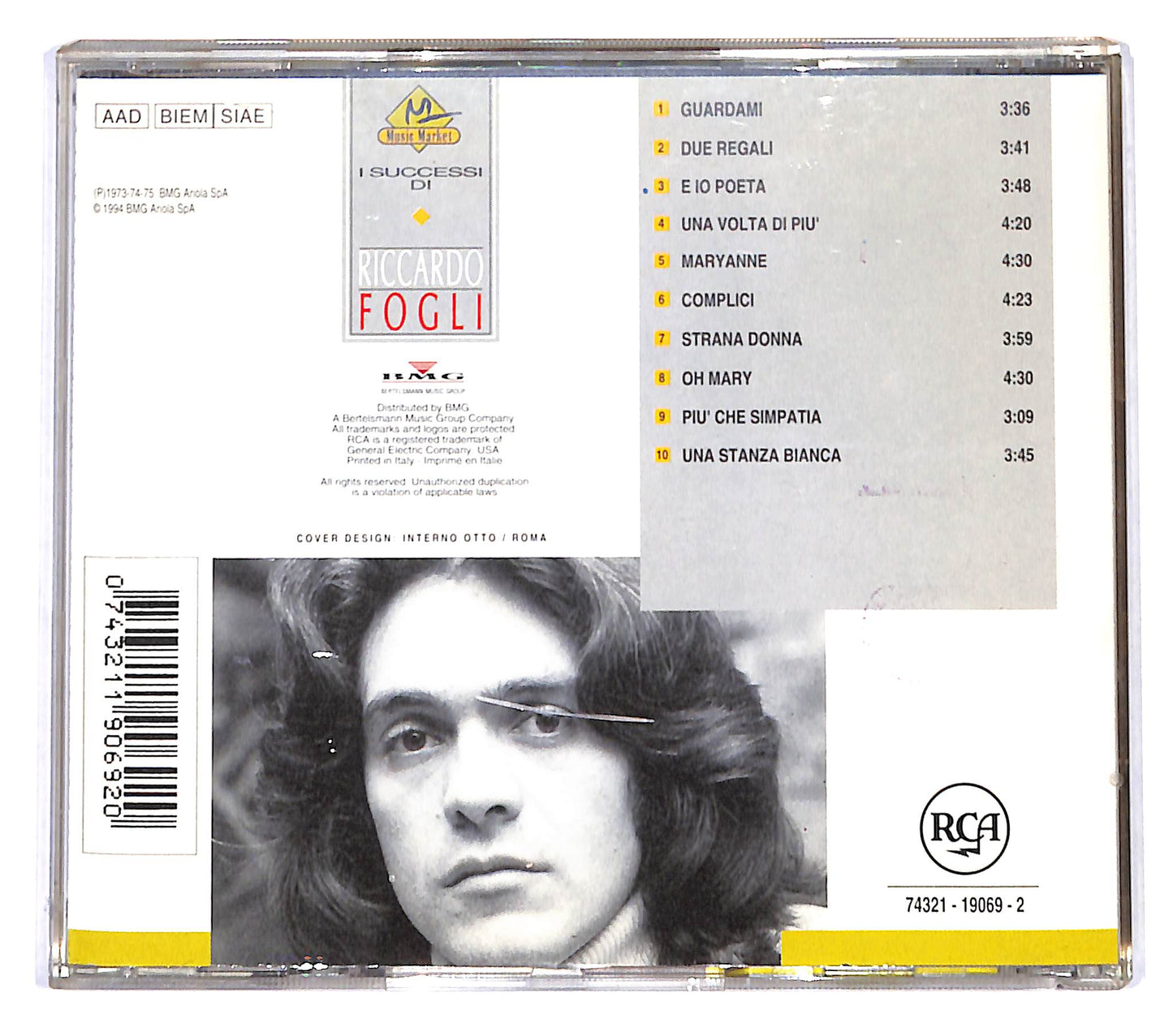EBOND Riccardo Fogli - I Successi Di Riccardo Fogli CD CB046648