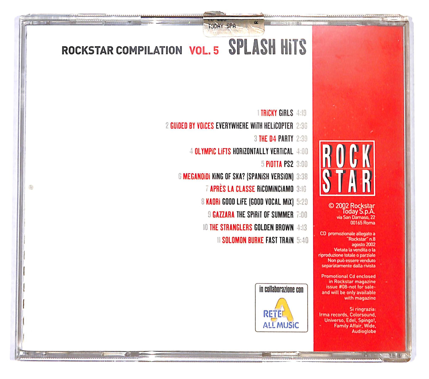 EBOND Various - Rockstar Compilation Volume 5 - Splash Hits CD CB046651