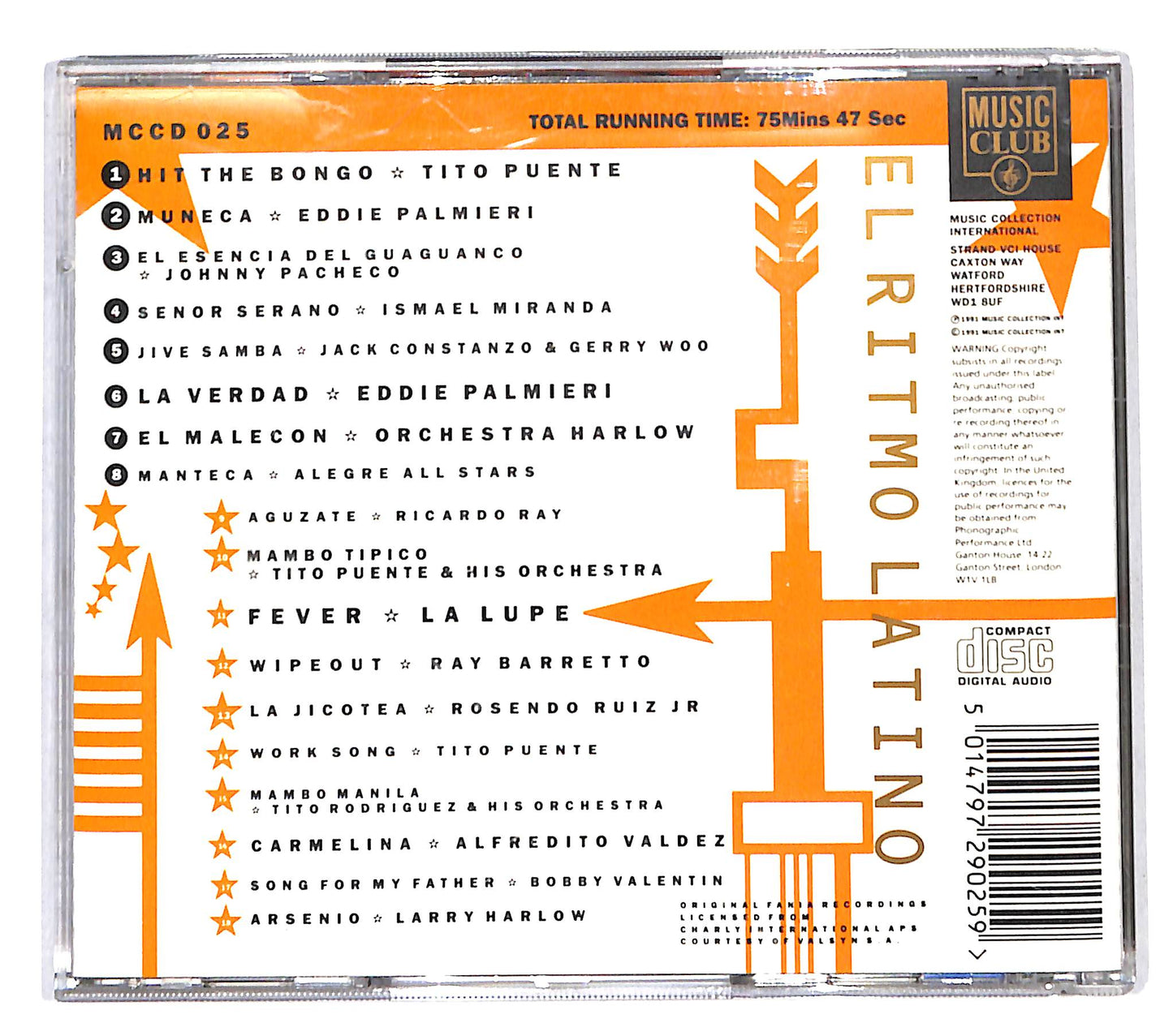 EBOND Various - El Ritmo Latino - 18 Classic Latin Grooves CD CB047202