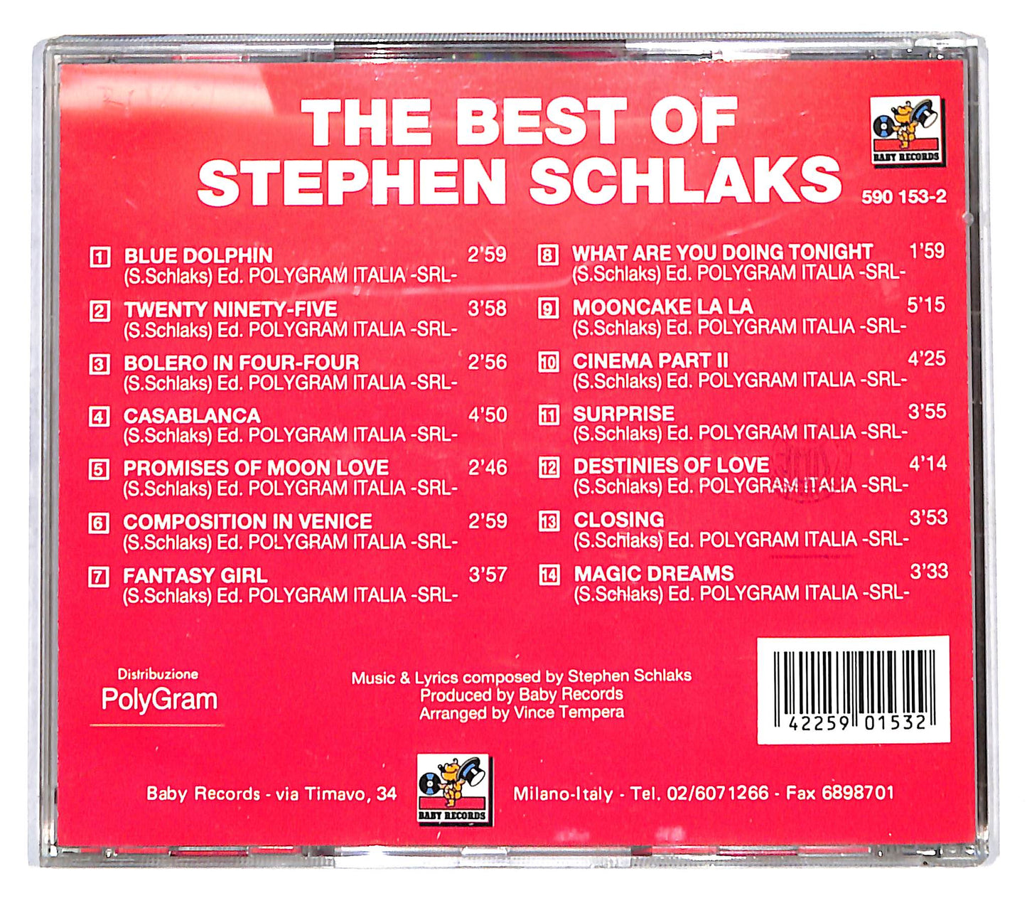 EBOND Stephen Schlaks - The Best CD CB047232