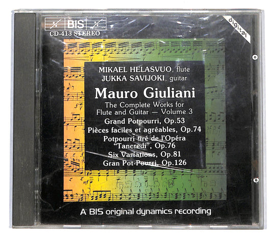 EBOND Mauro Giuliani - Music For Flute & Guitar - Volume 3 CD CB047234