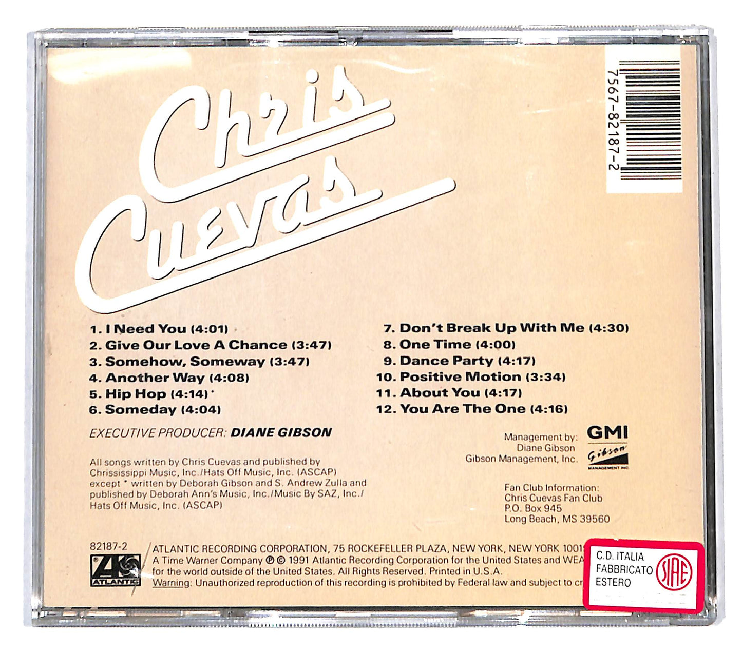 EBOND Chris Cuevas - Somehow Someway CD CB047247