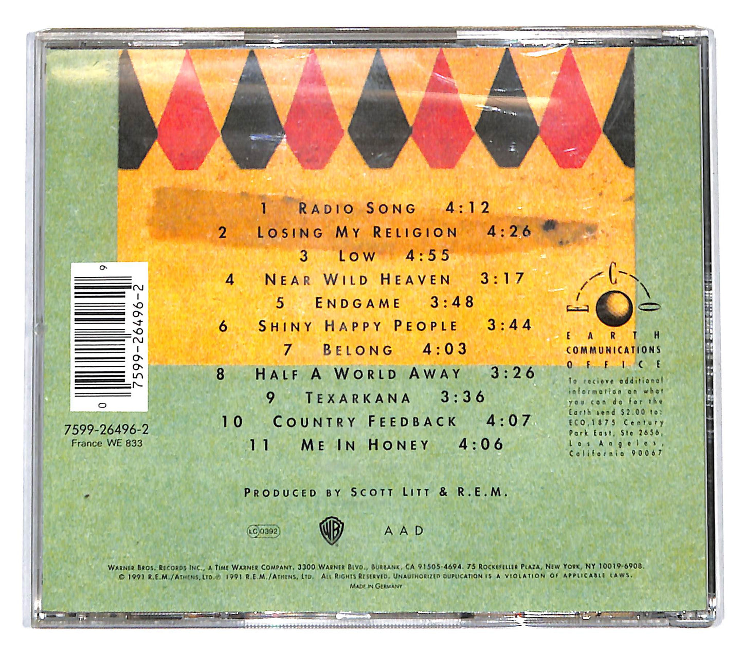 EBOND Rem - Out Of Time - -009004 CD CB047249