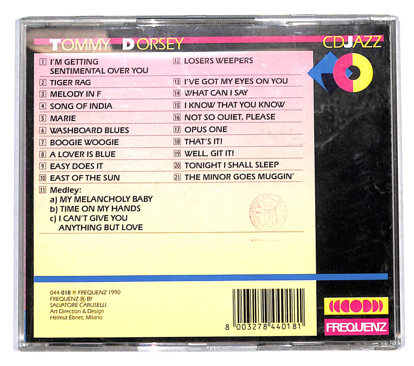 EBOND Tommy Dorsey - Tommy Dorsey (21 Top Tracks) CD CB047259