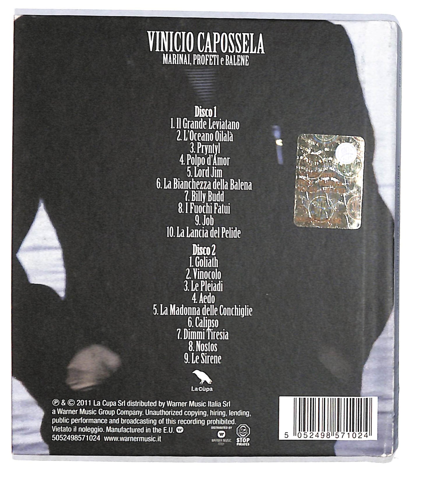 EBOND Vinicio Capossela - Marinai, Profeti e Balene Digibook CD CB047730