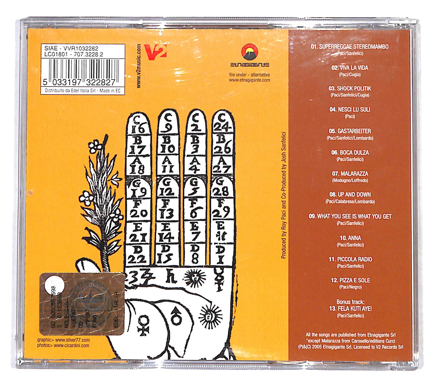 EBOND Roy Paci & Aretuska - Parola D'Onore CD CB047736