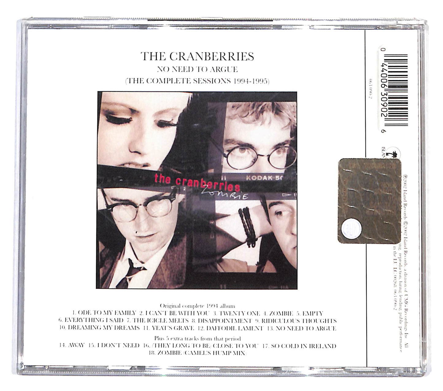 EBOND The Cranberries - No Need To Argue CD CB047749