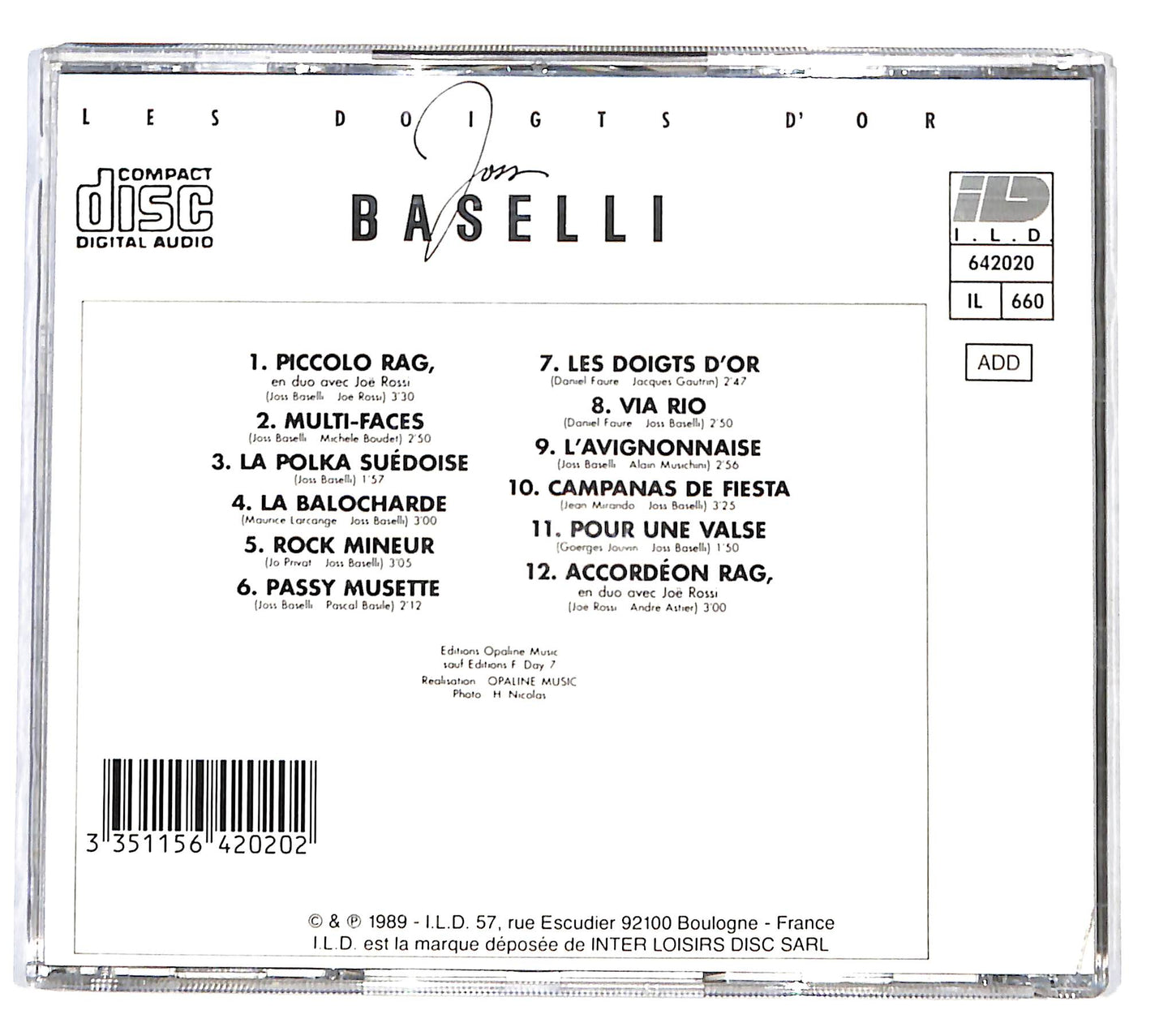 EBOND Joss Baselli - Les Doigts D'Or CD CB047762