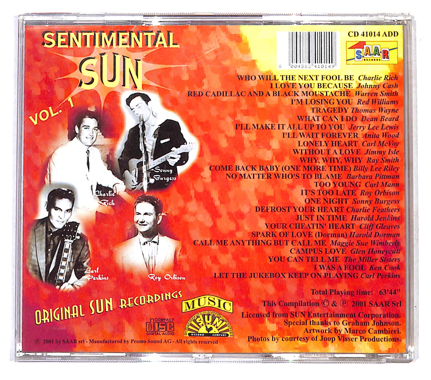 EBOND Various - Sentimental Sun Volume 1 CD CB047911