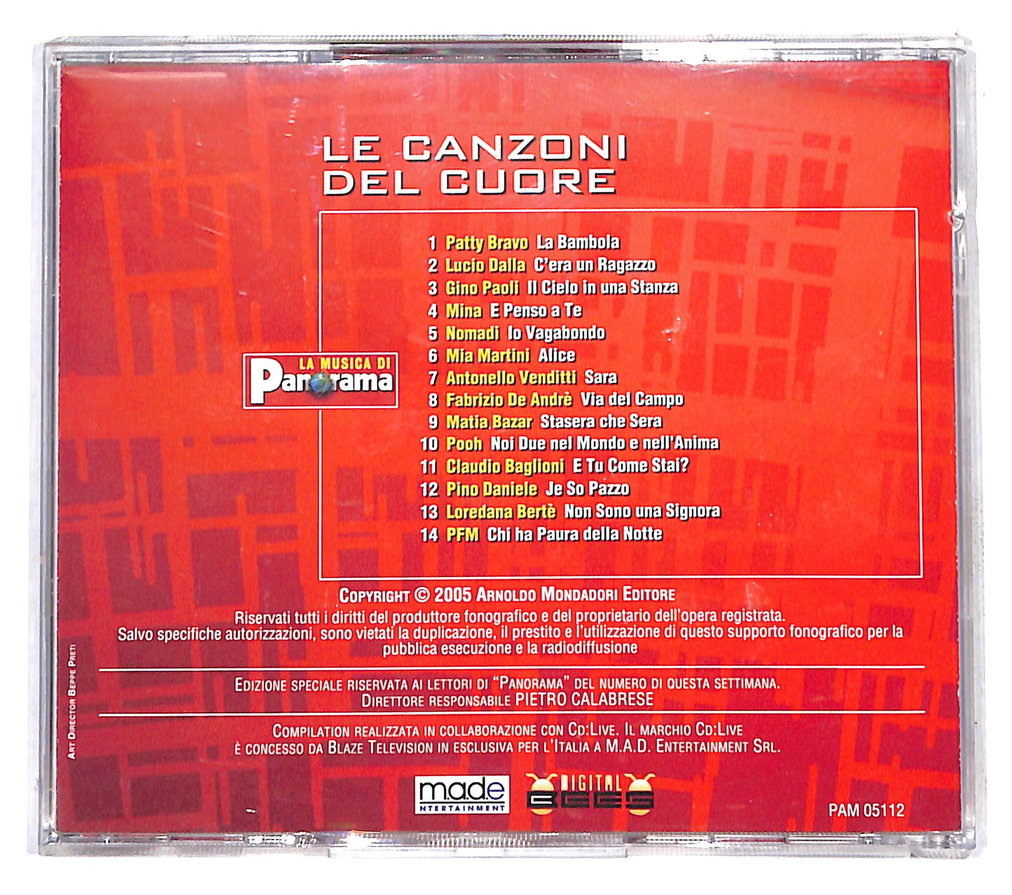 EBOND Various - Live! Musica Italiana Le Canzoni Del Cuore 2 CD CB047919