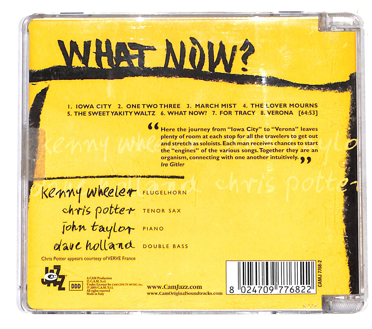 EBOND Kenny Wheeler - What Now? SJB CD CB047924