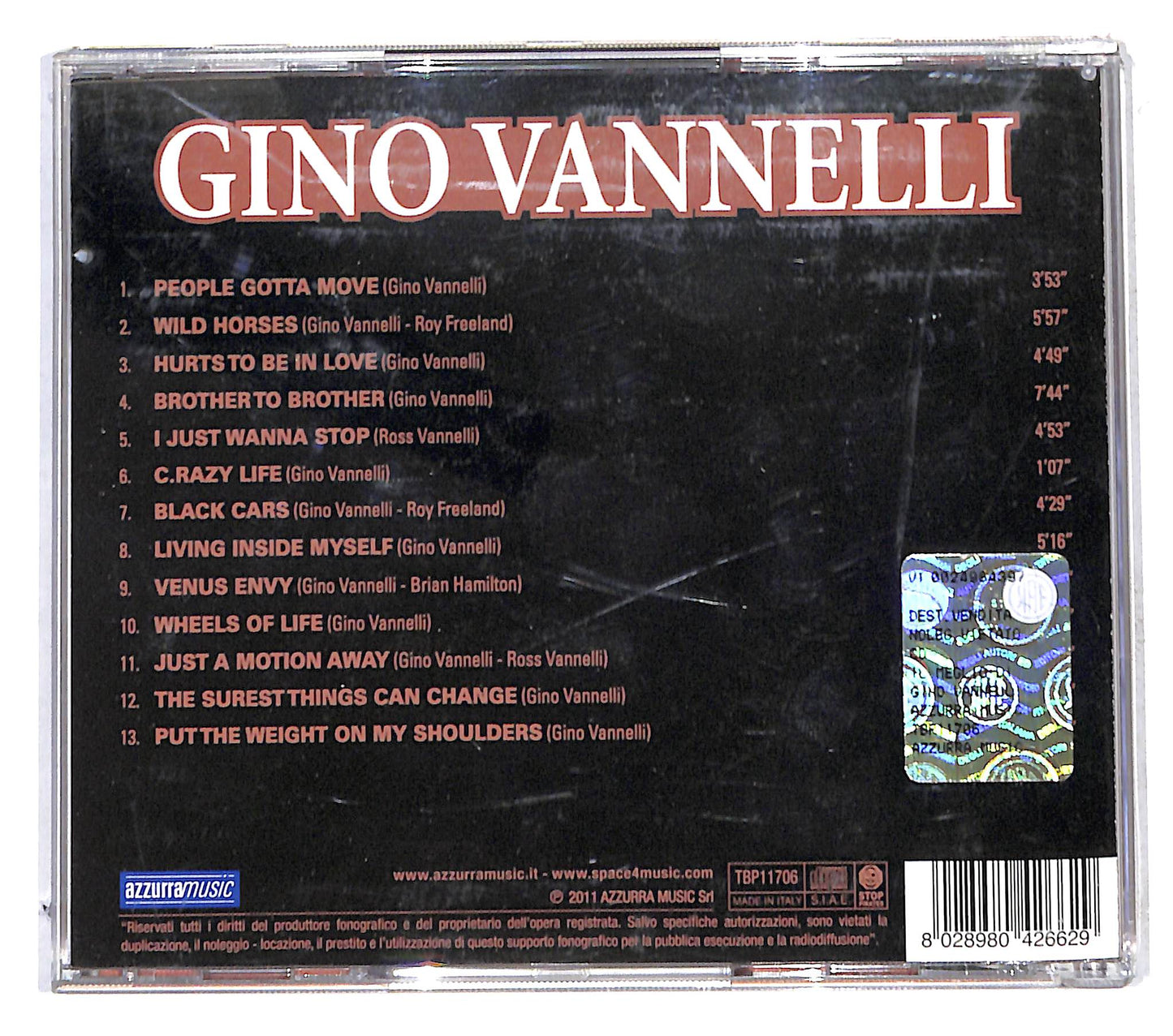 EBOND Gino Vannelli - Gino Vannelli CD CB047926