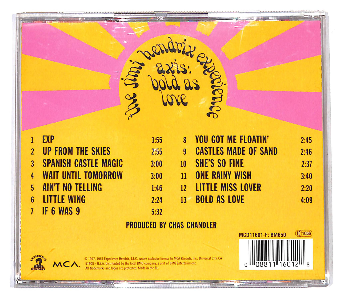 EBOND The Jimi Hendrix Experience - Axis: Bold As Love CD CB047931