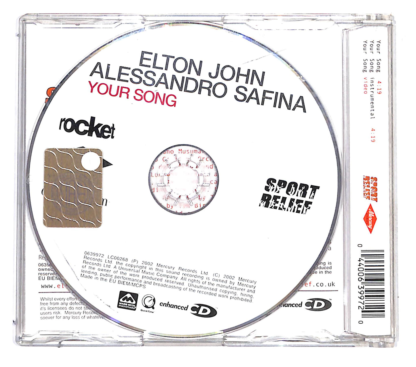 EBOND Elton John & Alessandro Safina - Your Song CD CB047934