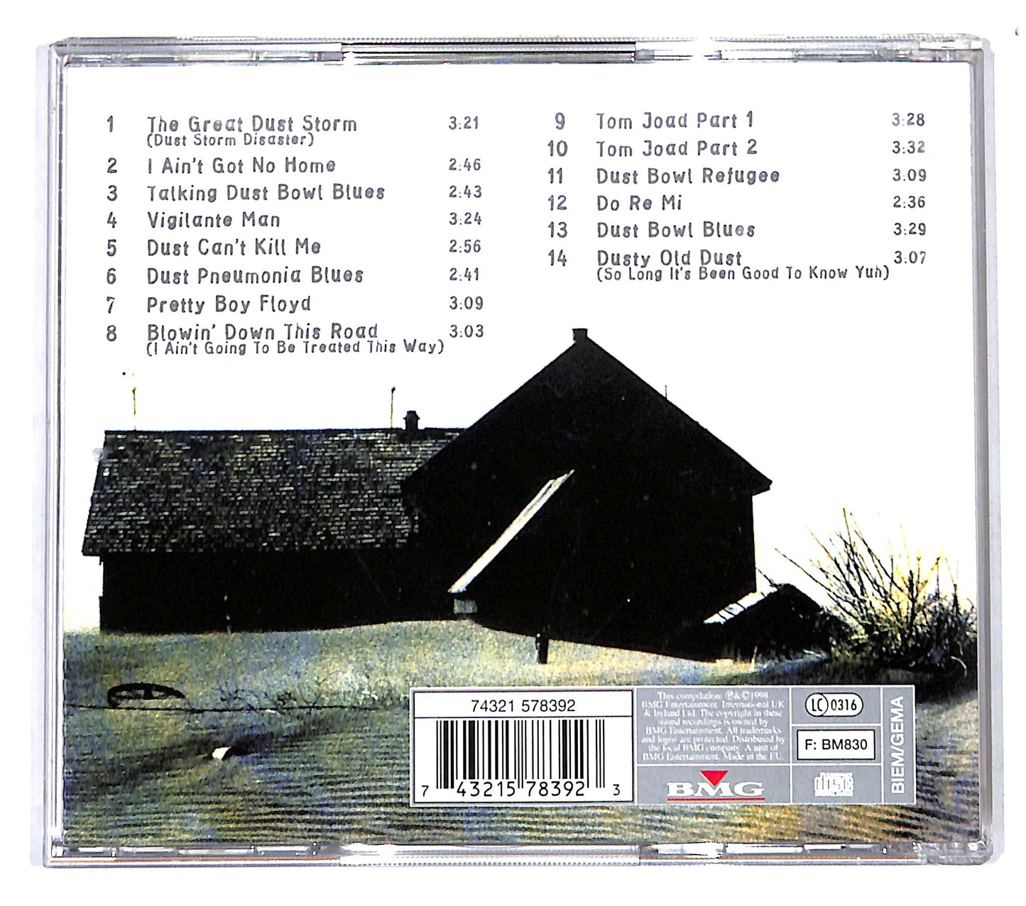 EBOND Woody Guthrie - Dustbowl Ballads CD CB049203