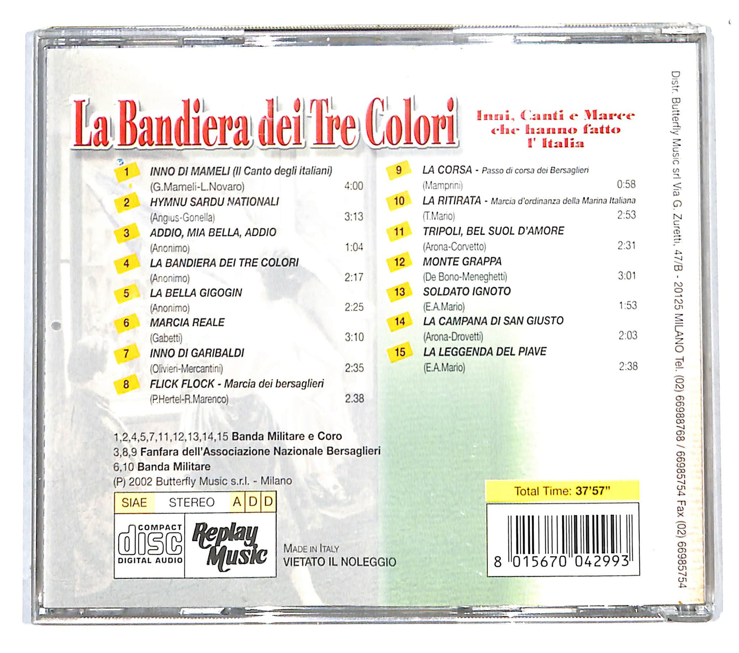 EBOND Various - La Bandiera Dei Tre Colori CD CB049212