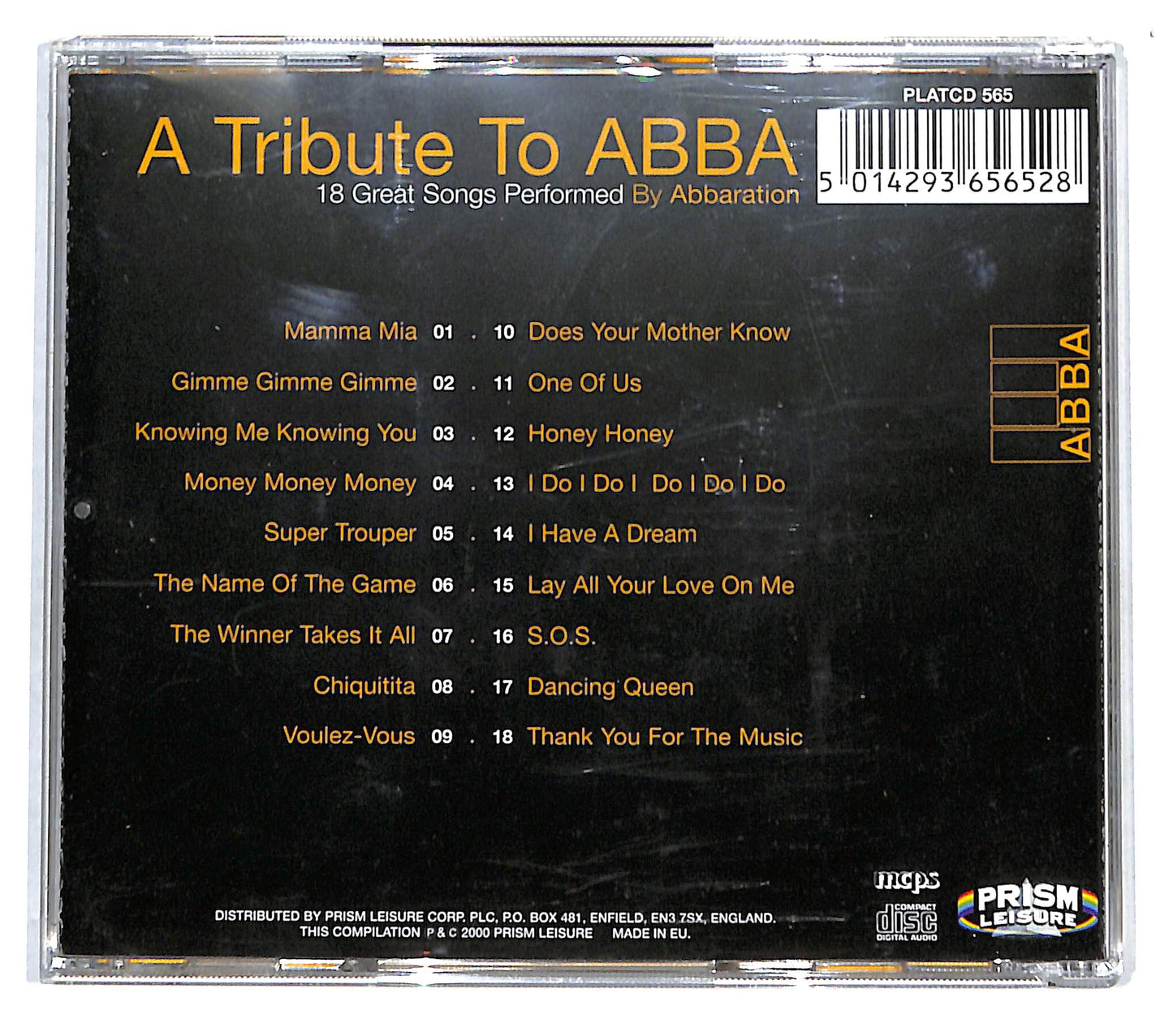 EBOND Abbaration - A Tribute To Abba CD CB049225