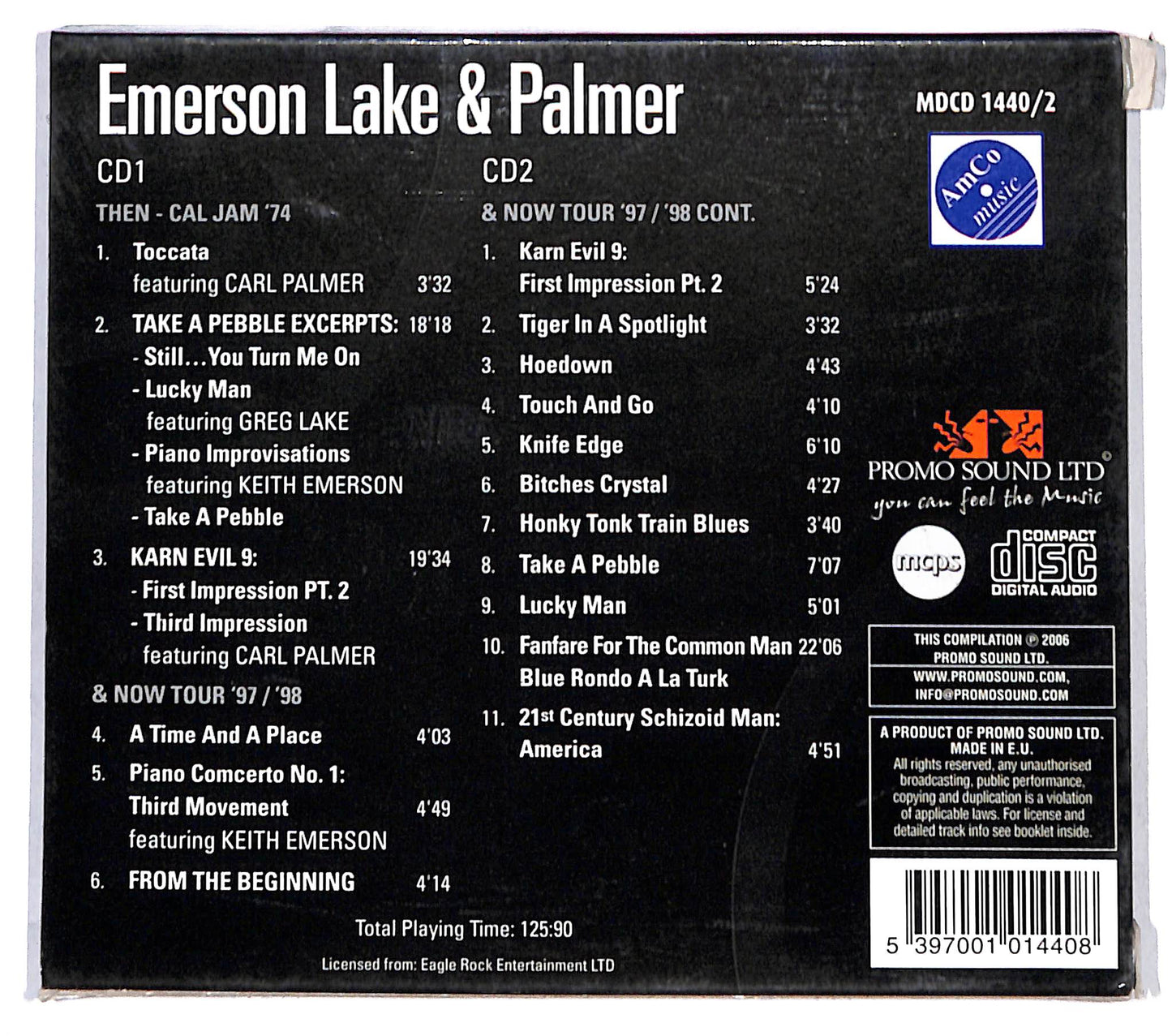 EBOND Emerson Lake & Palmer - Greatest Hits CD CB049232