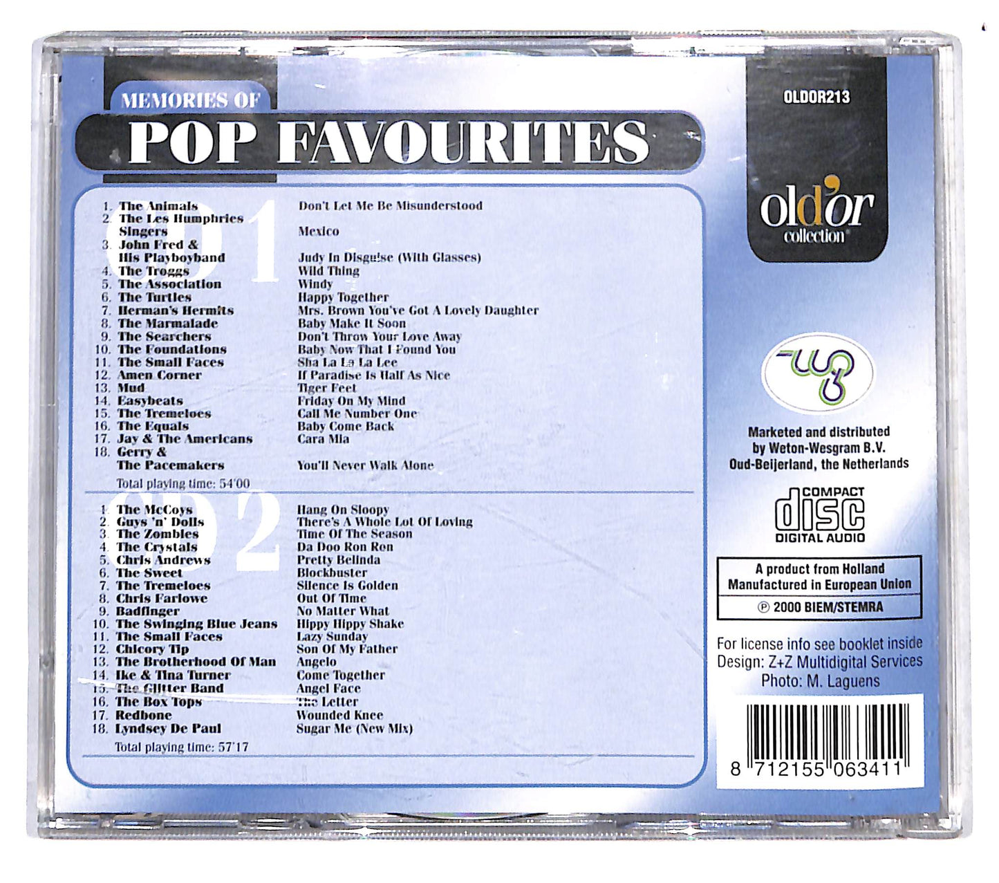 EBOND Various - Memories Of Pop Favourites CD CB049233