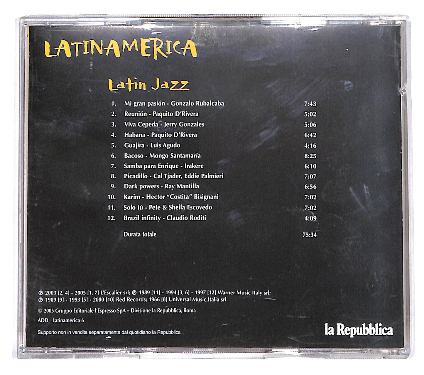 EBOND Various - Latinamerica 6 - Latin Jazz EDITORIALE CD CB050639