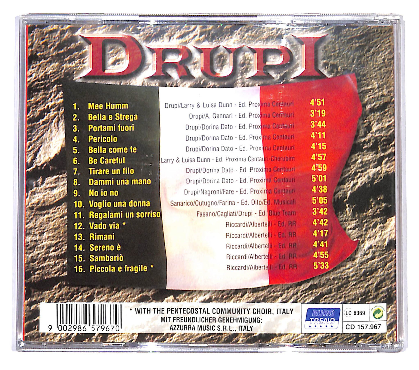 EBOND Drupi - Canti Popolari Italiani CD CB050651