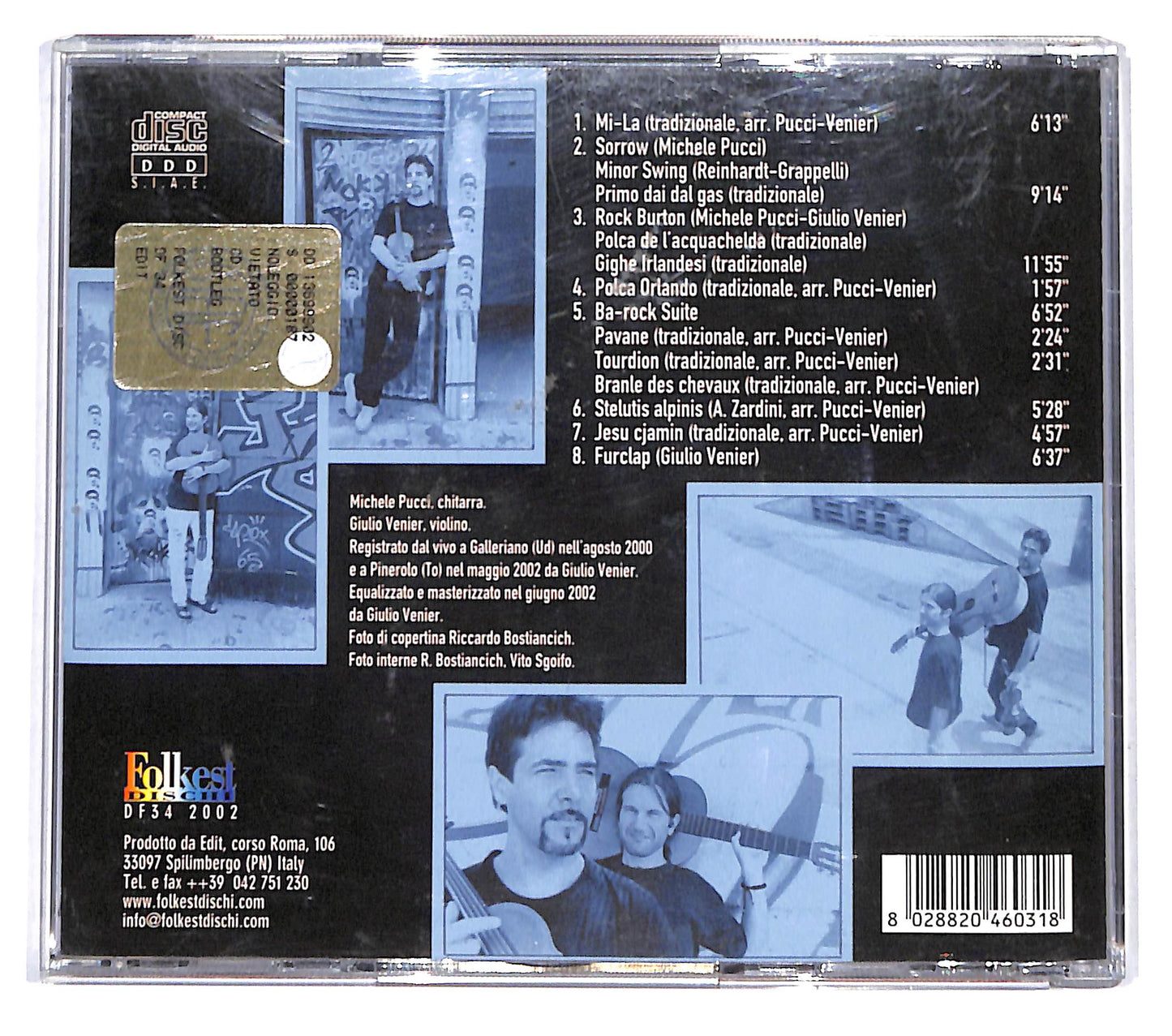 EBOND Michele Pucci Giulio Venier - Bootleg! CD CB050657