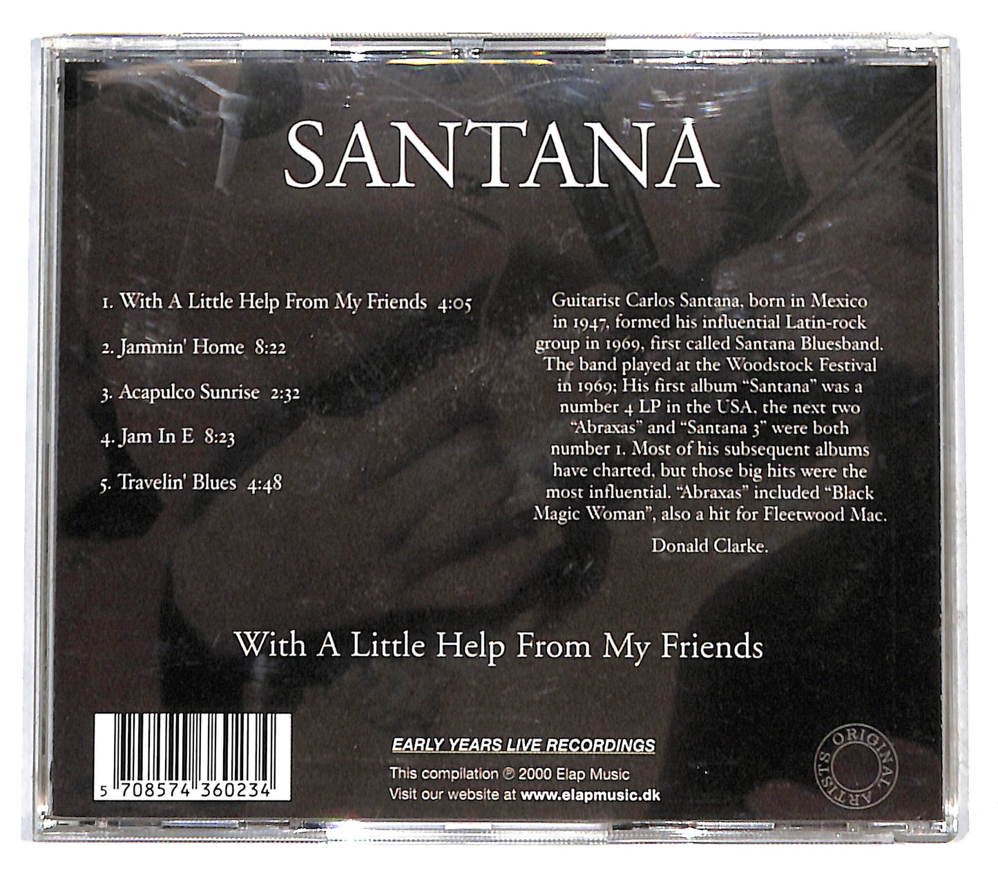 EBOND Santana - With A Little Help From My Friends CD CB050816